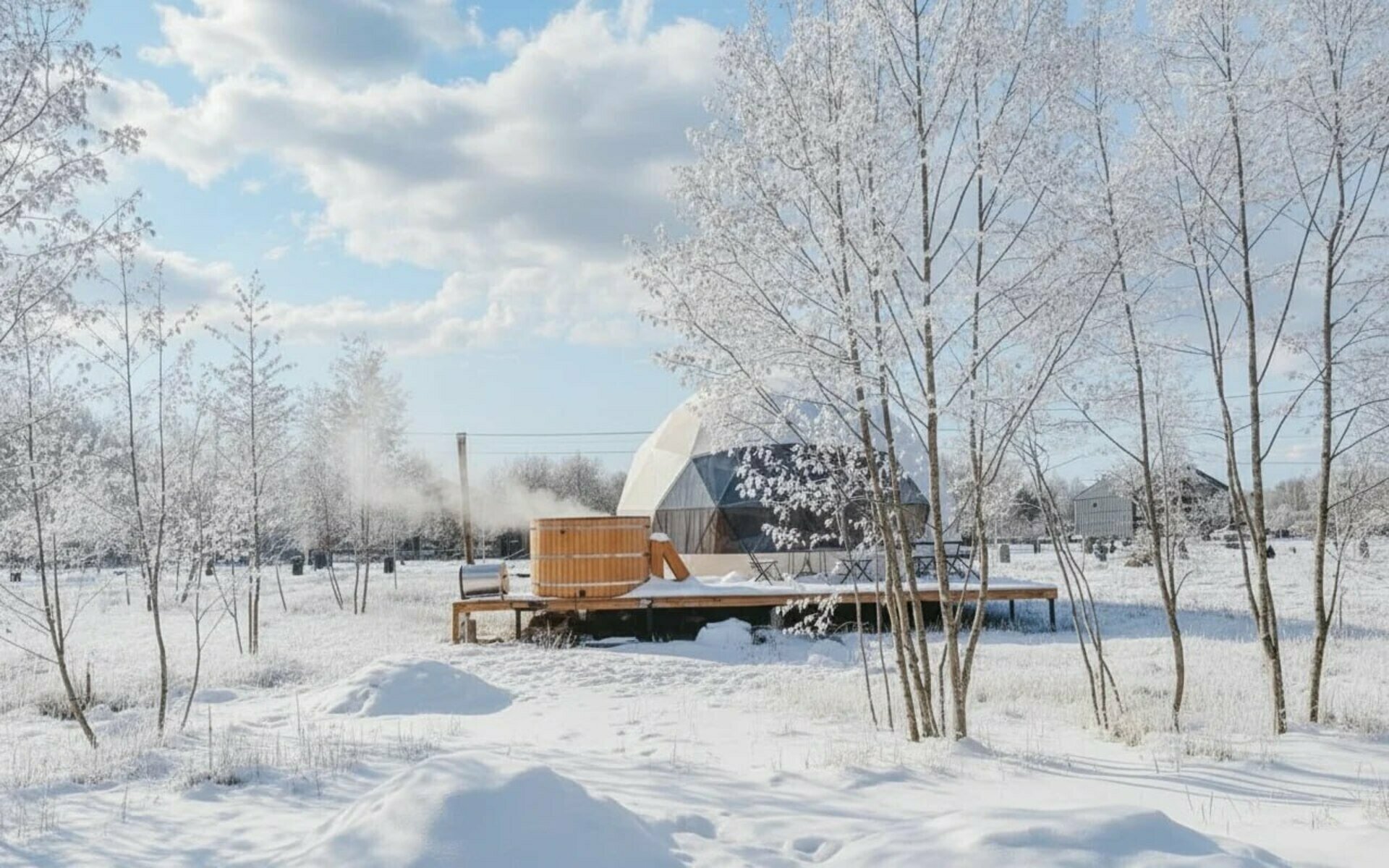 Геокупол Премиум "Мечты о Париже"