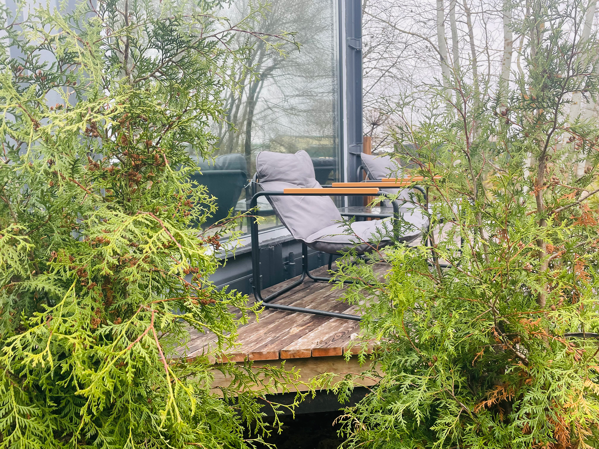 Дом с террасой и банным чаном