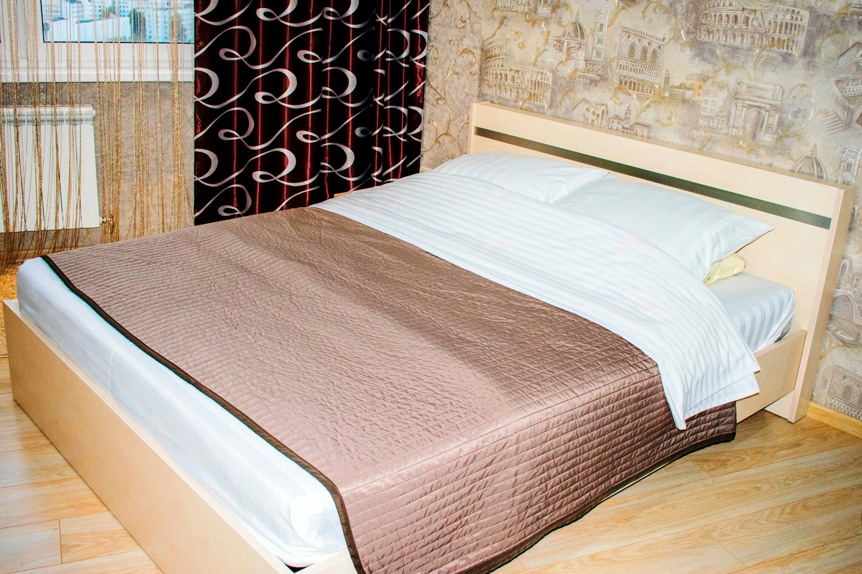 2-комн. апартаменты Grand Jacuzzi 55*SmartTV Кухня Балкон Панорамный вид