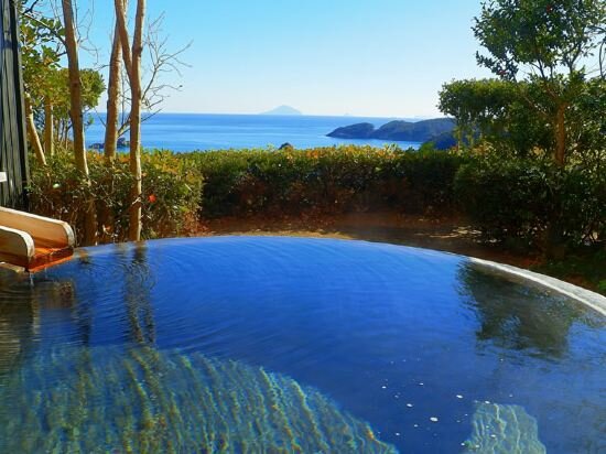 【Sea side and garden】 Guest room Tōki with open-air bath Non-smoking