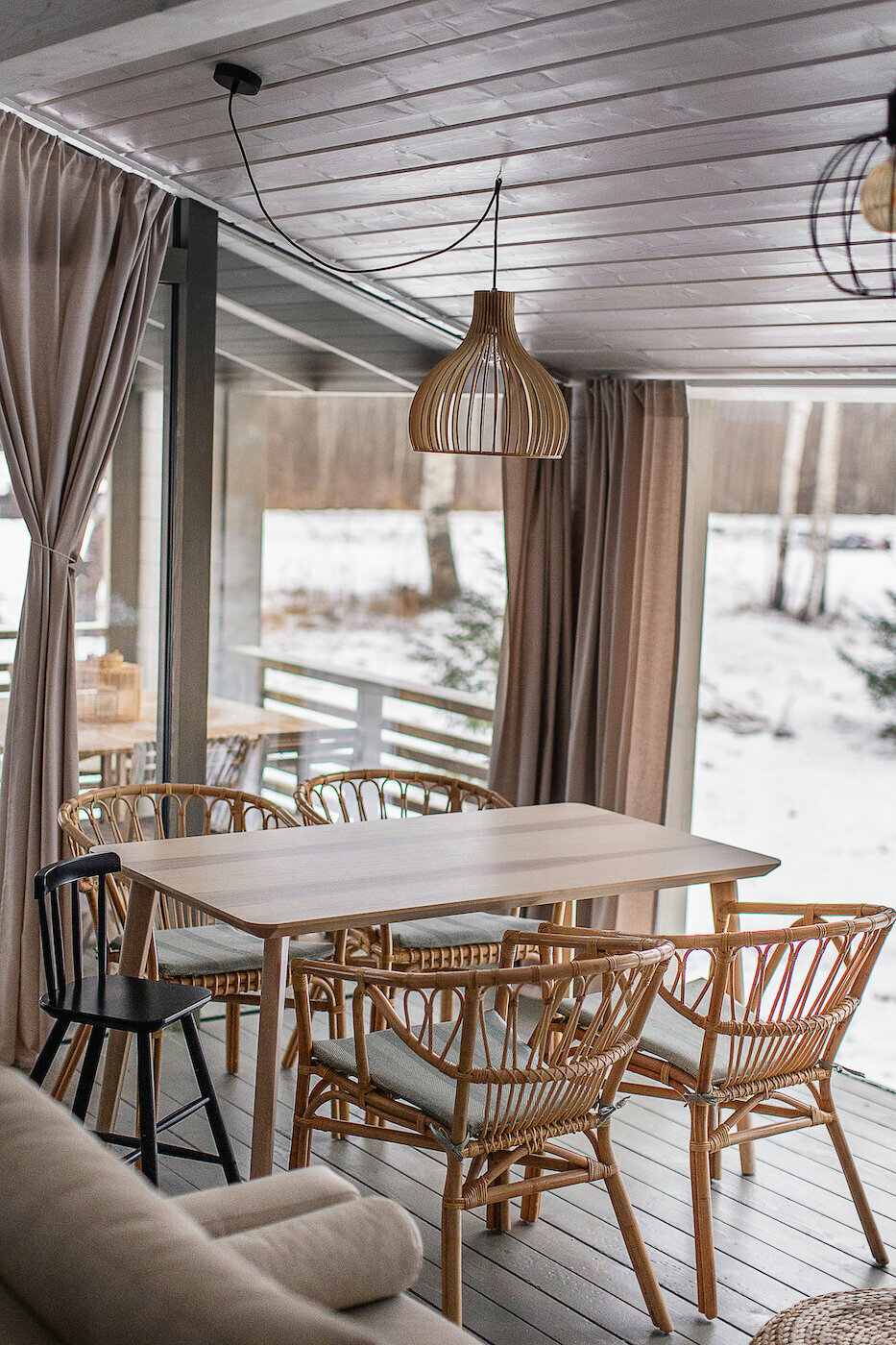 Коттедж с видом на лес