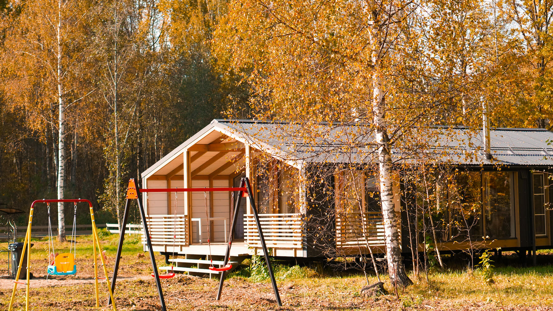 Коттедж с видом на лес