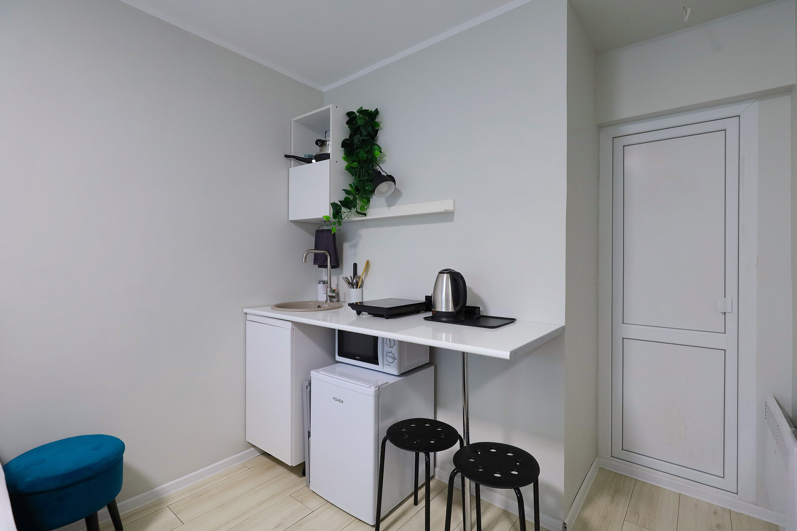 Двухместный номер с 1 кроватью и балконом