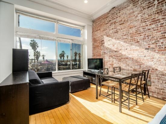 Large Studio with Partial Ocean View