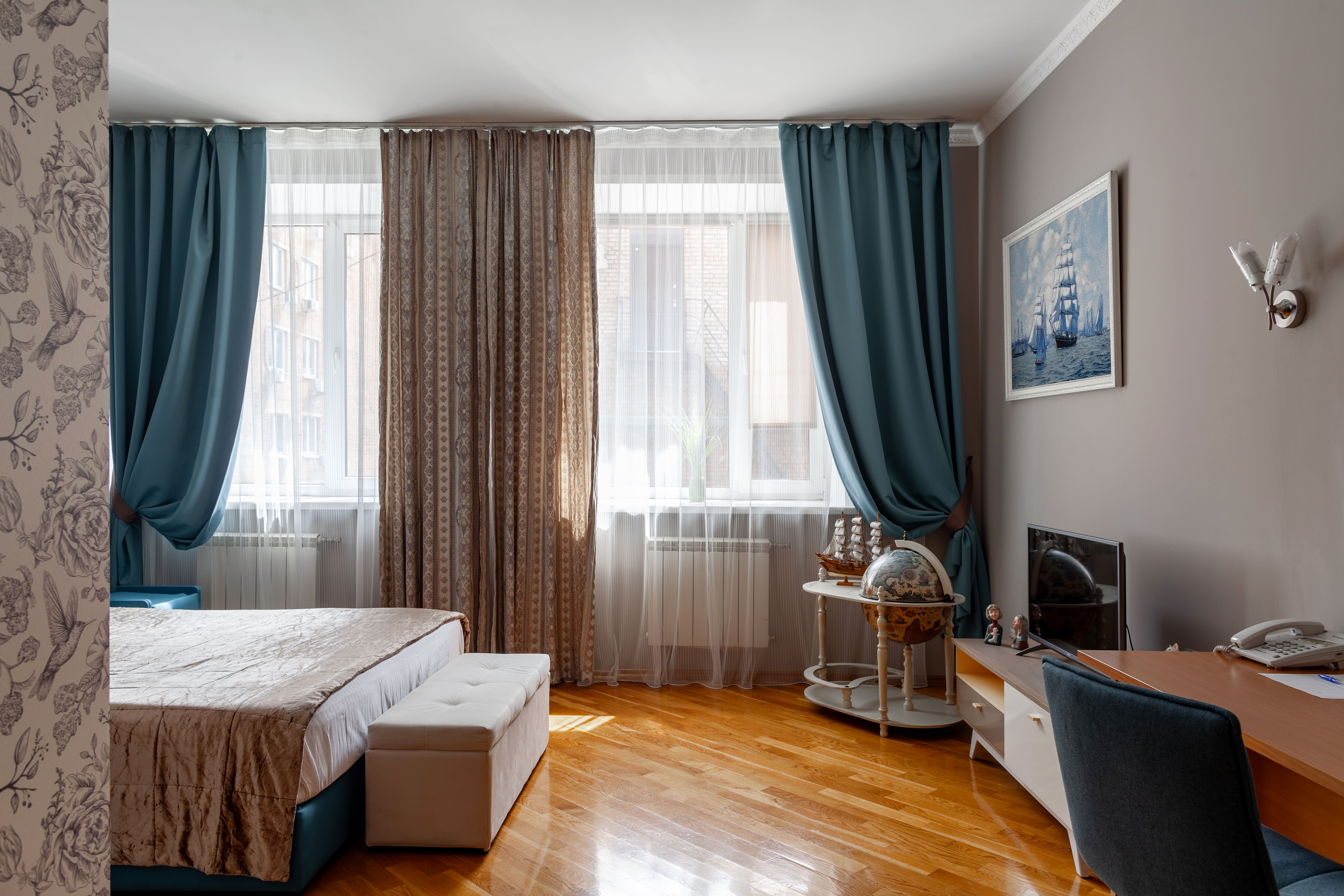 Комфорт с одной большой кроватью