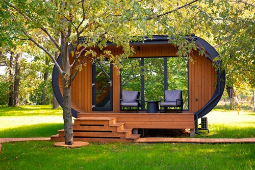 Двухместный номер с 1 кроватью и террасой