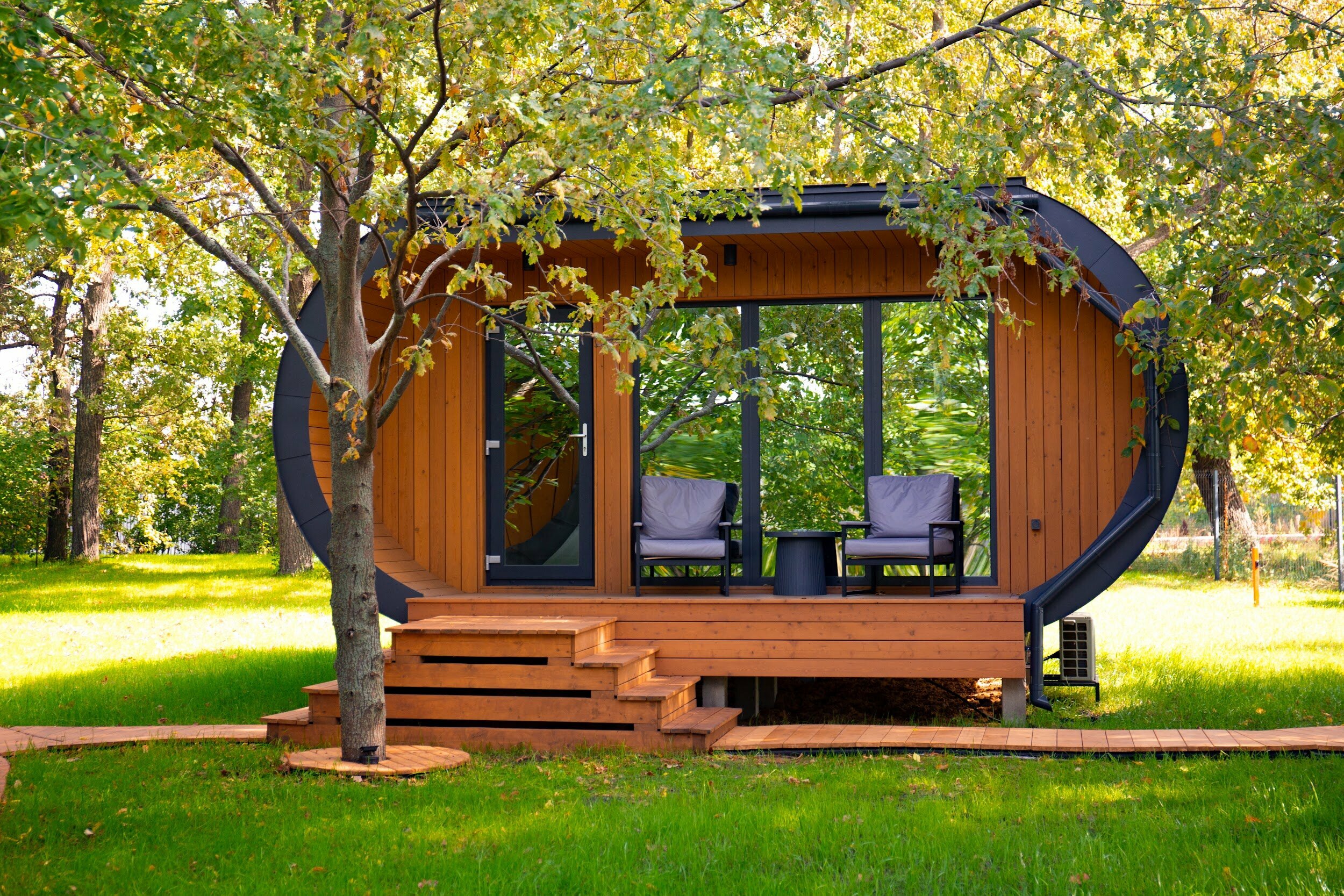 Двухместный номер с 1 кроватью и террасой