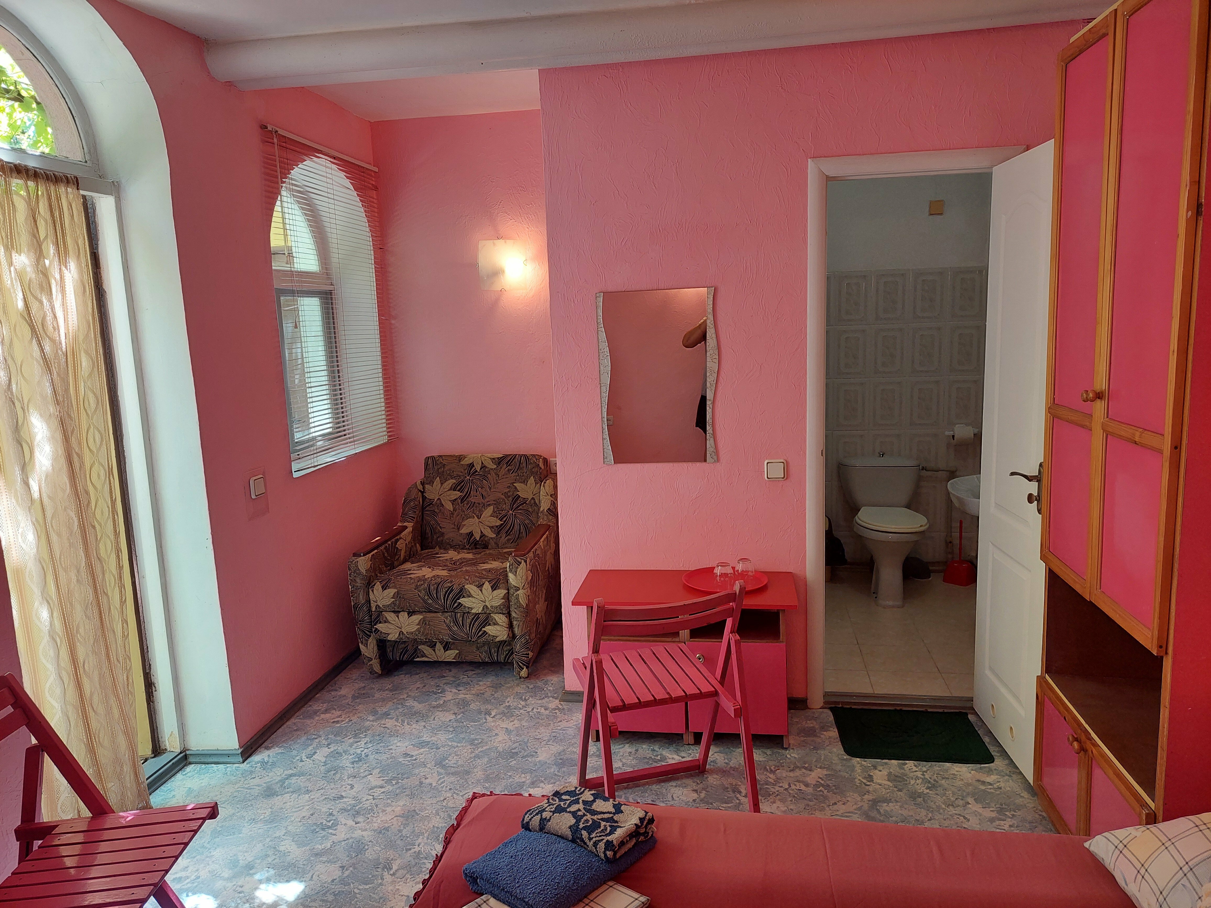 Двухместный номер с 1 кроватью и видом на сад