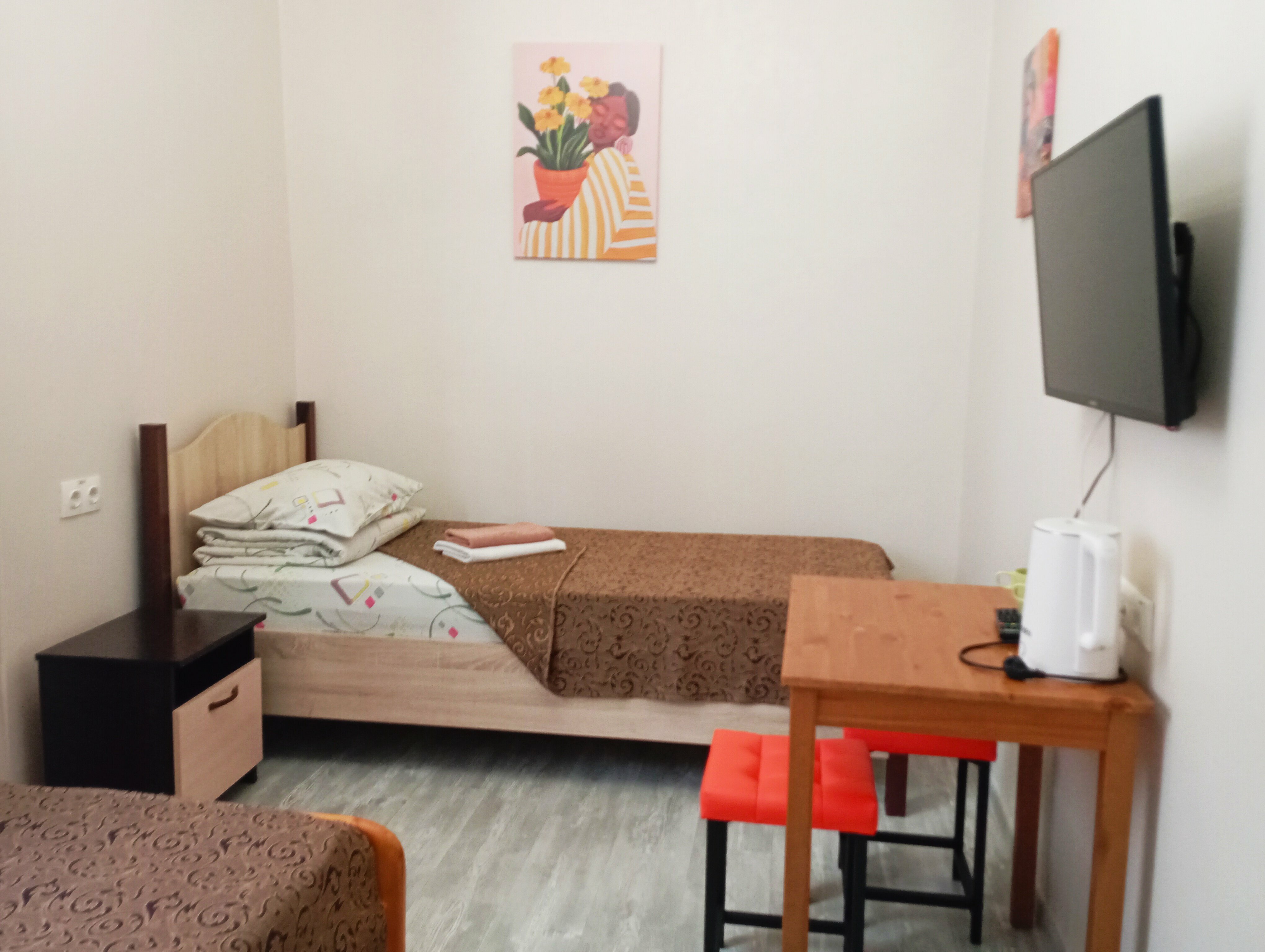 Двухместный номер с 2 отдельными кроватями и душем