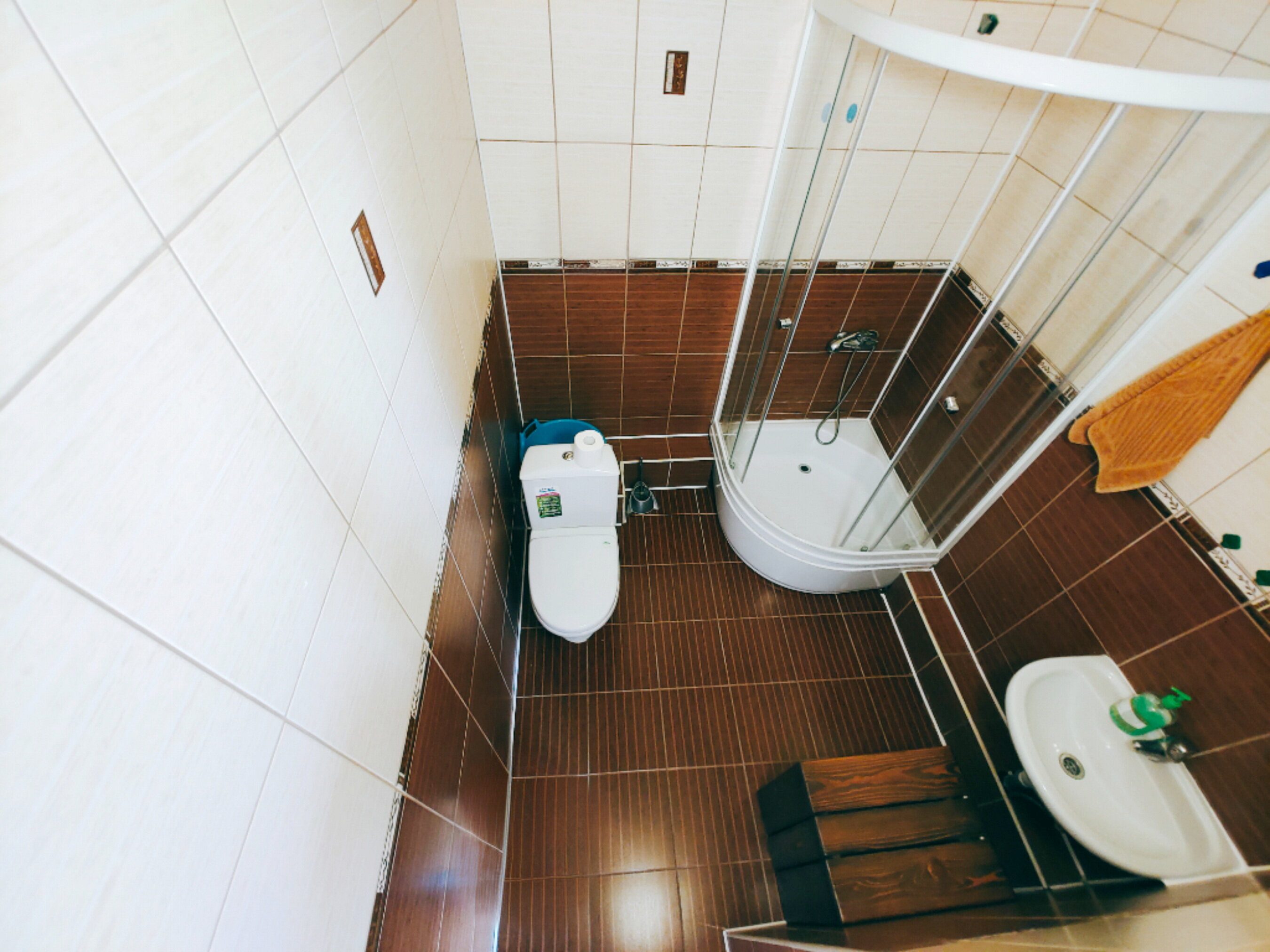 5ти местная Студия с мини-кухней, балконом и видом на море