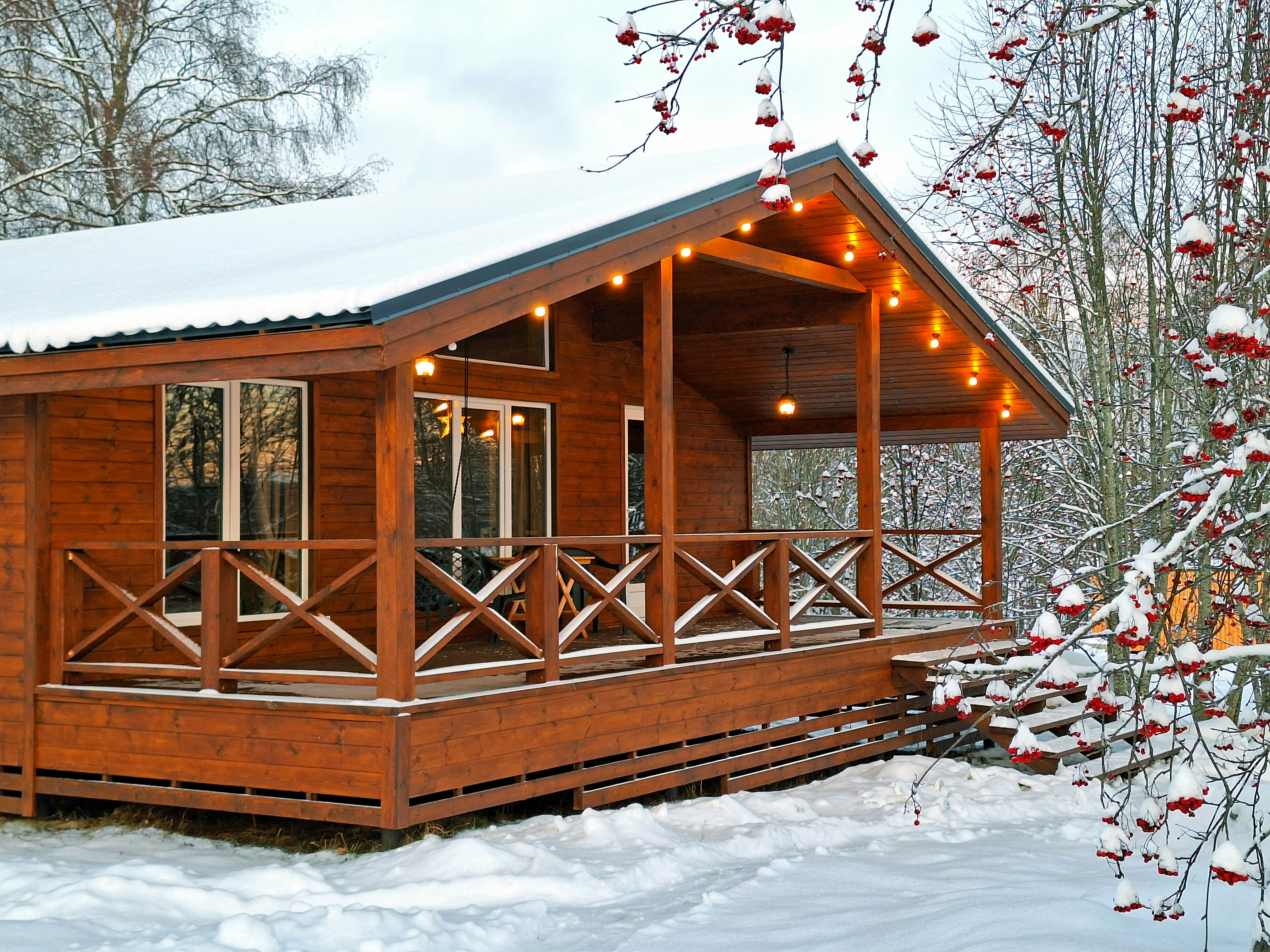 Ладога Хоум “Лес”: Дом с большой террасой