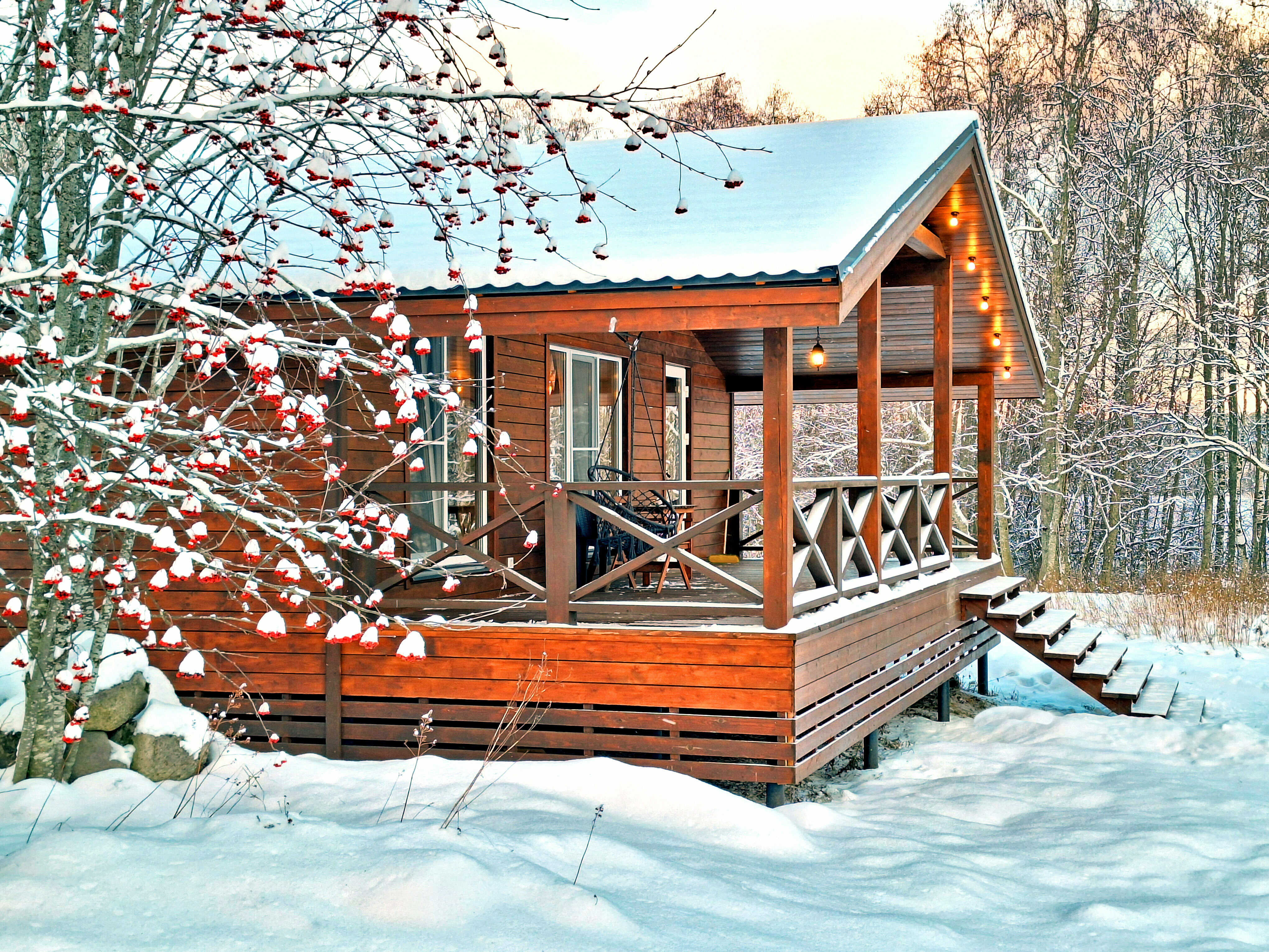 Ладога Хоум “Озеро”: Дом с большой террасой у озера