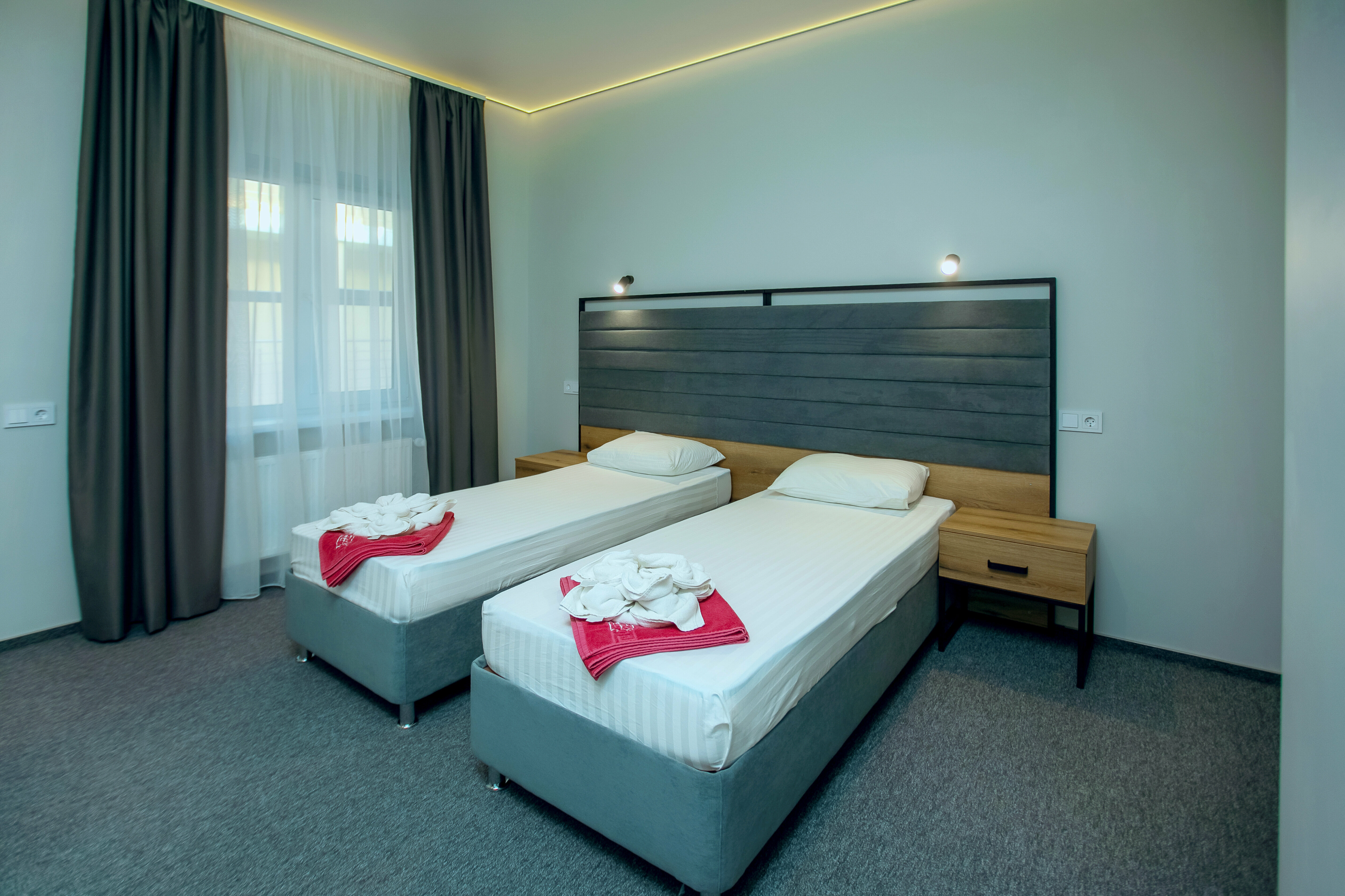 Стандартный двухместный номер с 1 кроватью или 2 отдельными кроватями, вид на сад