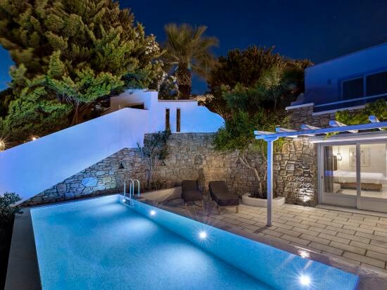 Delos 2-bedroom villa with private pool sea view