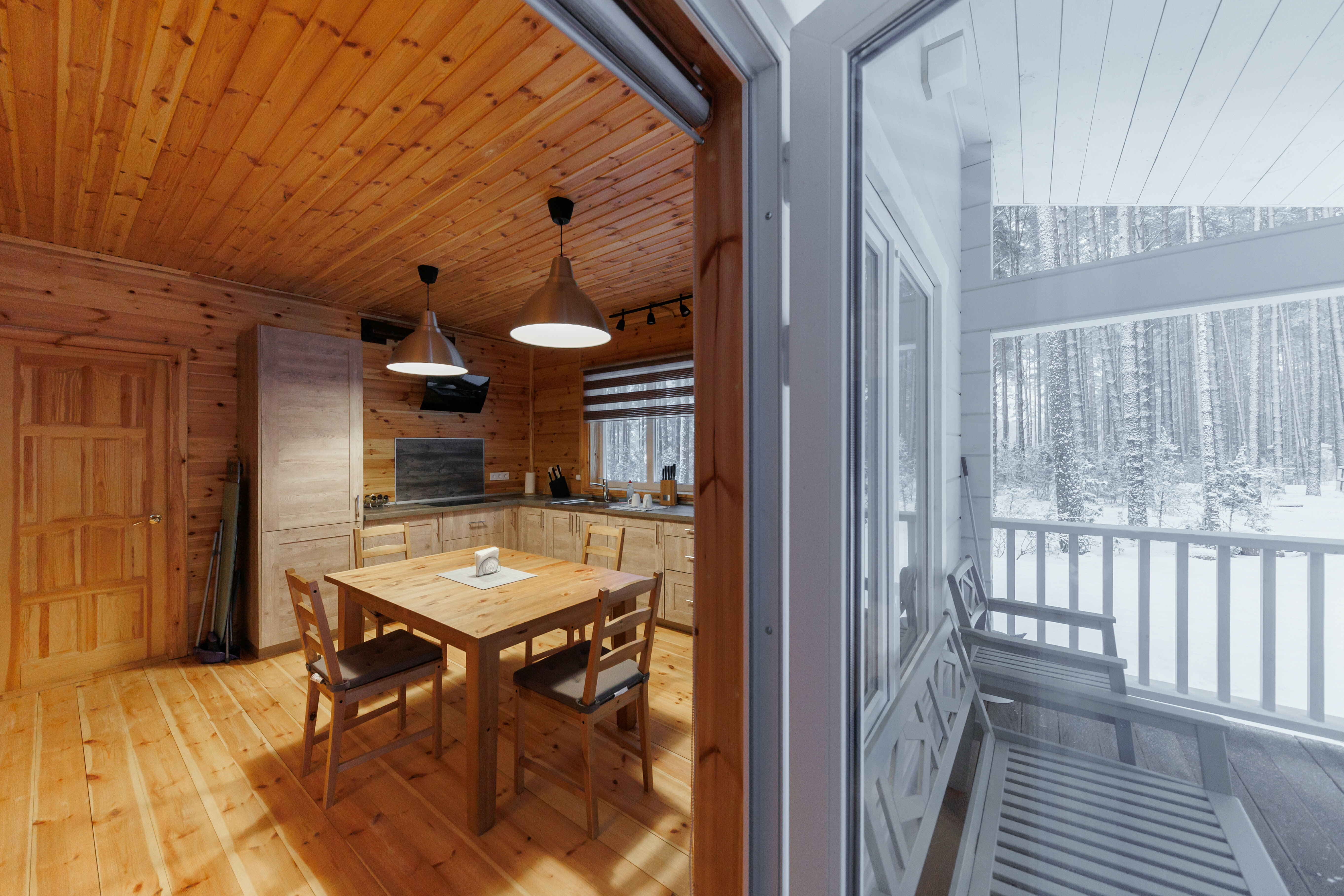 Коттедж с видом на лес