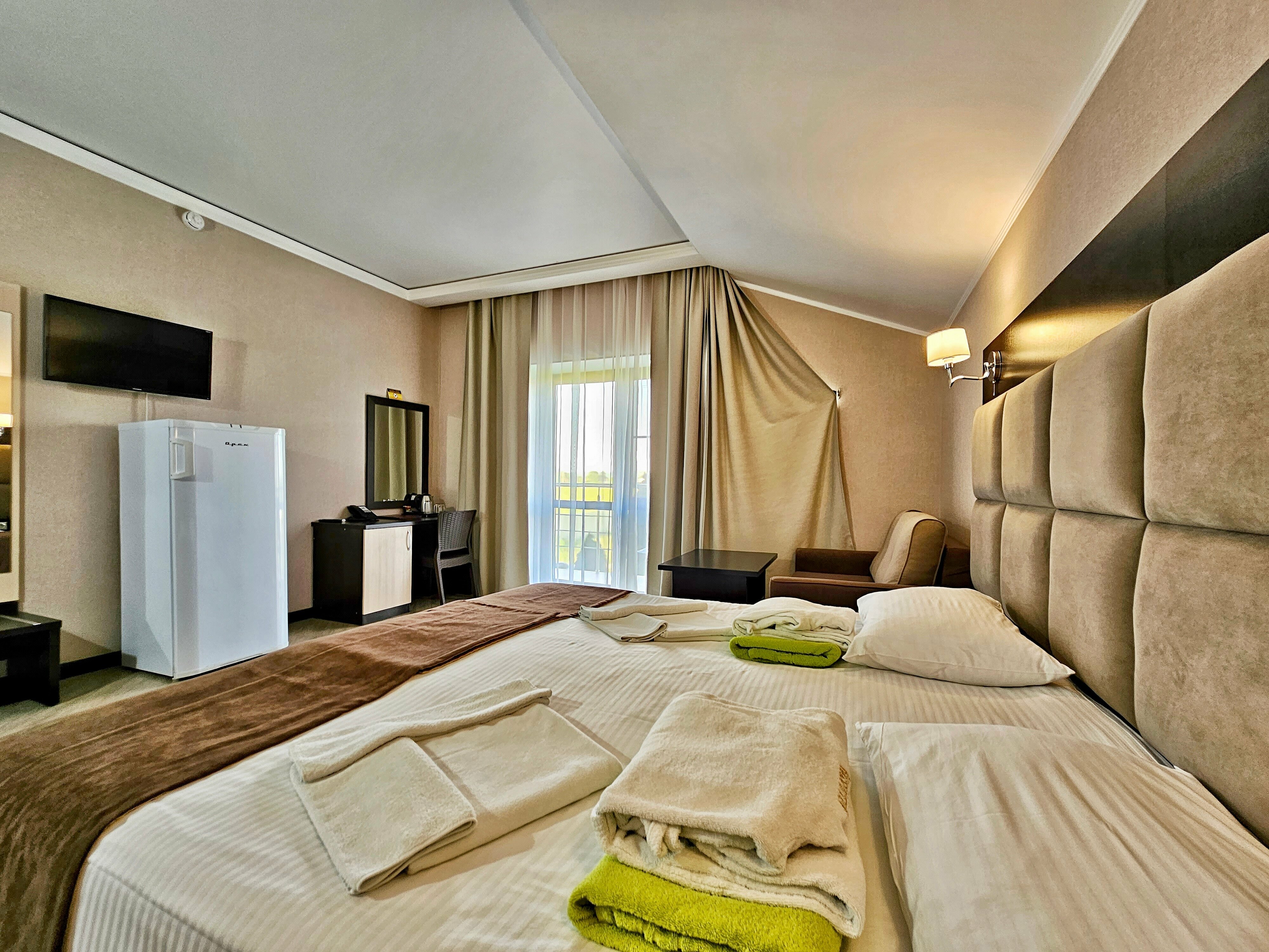 Стандартный двухместный номер с 1 кроватью или 2 отдельными кроватями, вид на сад