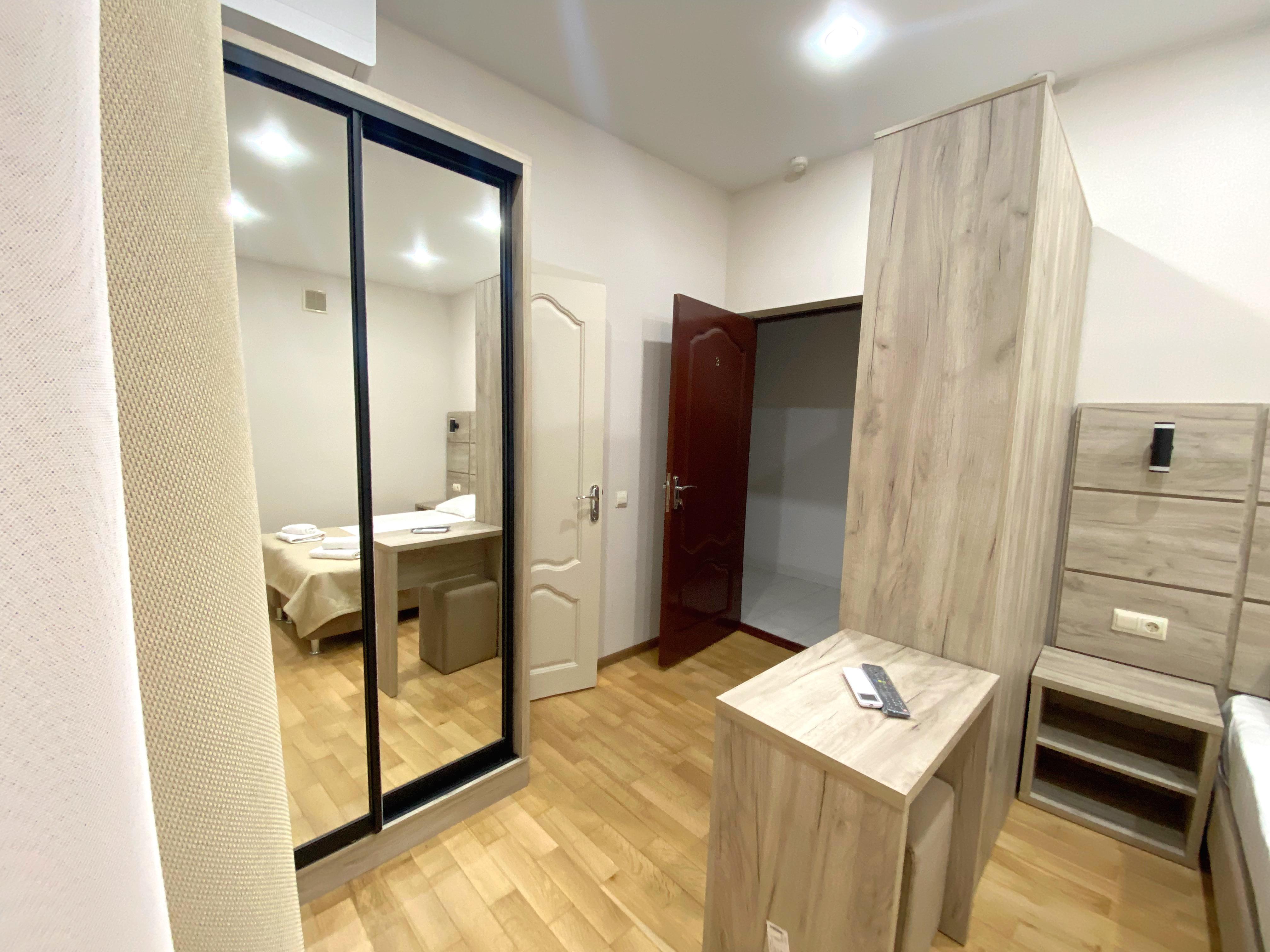 Двухместный номер с 1 кроватью и балконом