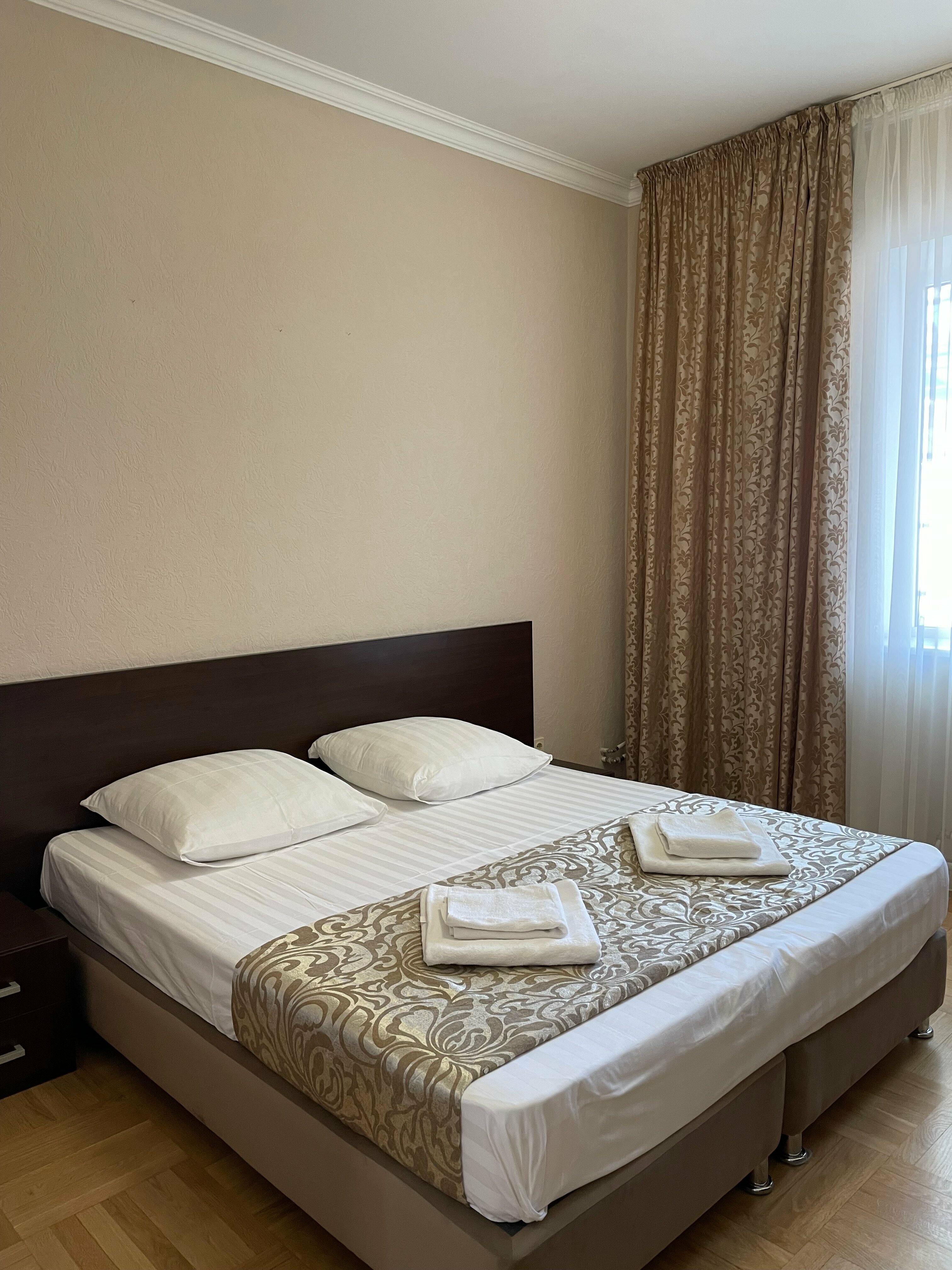 Двухместный номер с 1 кроватью и балконом