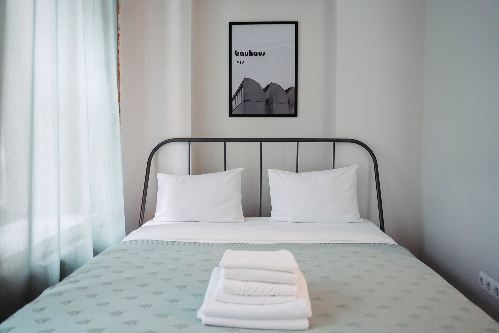 Апартаменты "Green" с балконом