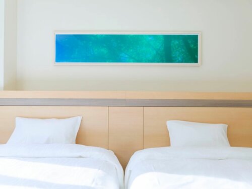 Двухместный номер во внутреннем дворе в новом здании Aqua Square в Atami Korakuen Hotel