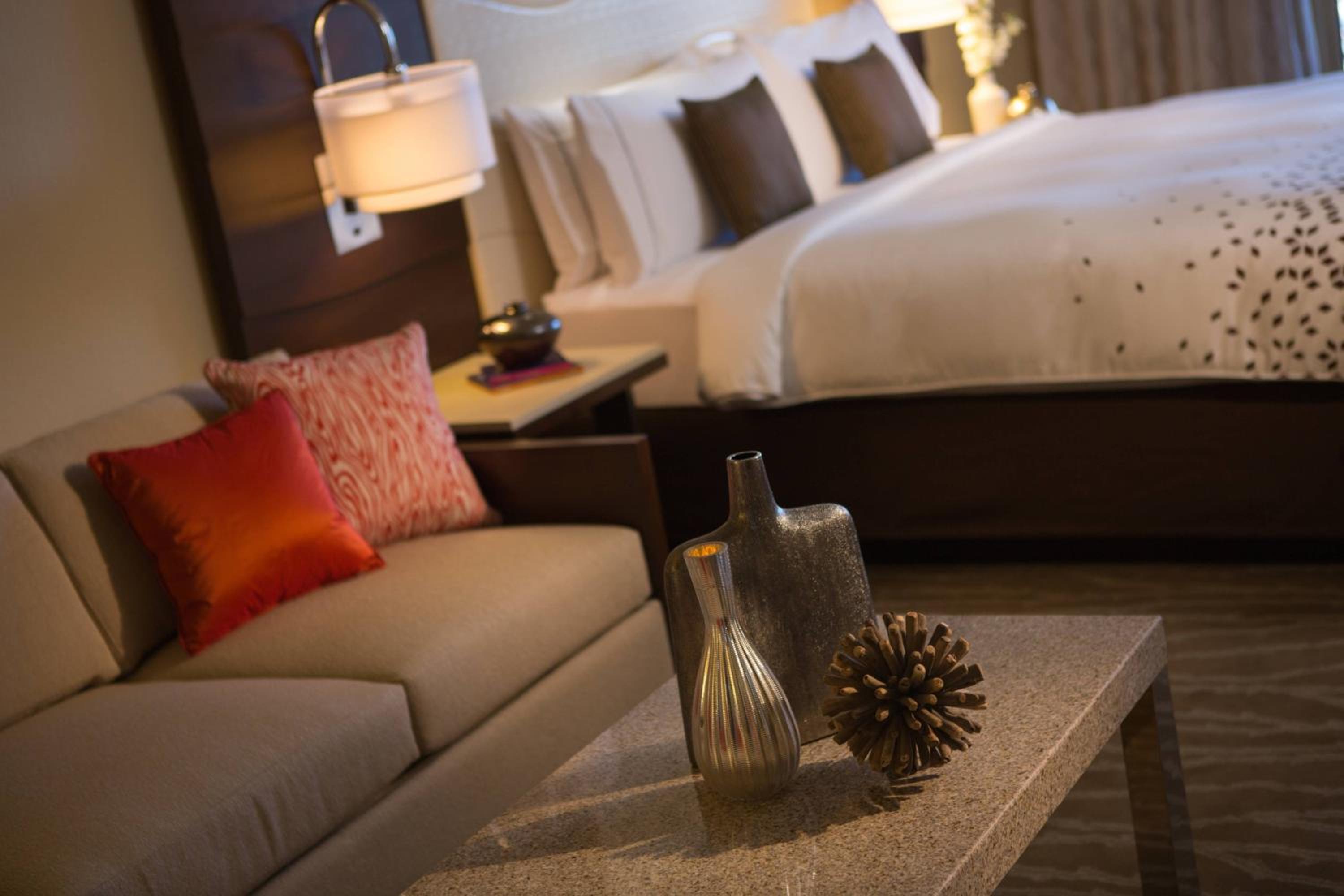 Standard King Room with Sofa Bed - Mobility/Hearing Accessible with Roll-In Shower