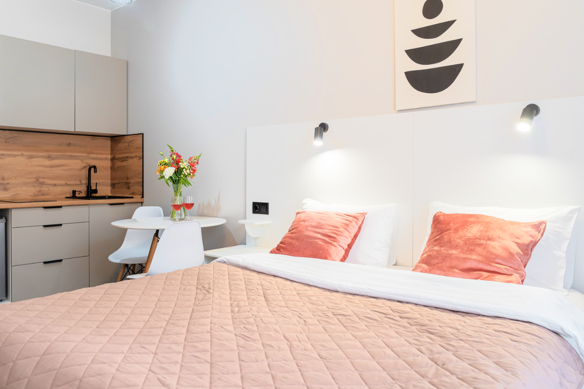 Апартаменты с кухней