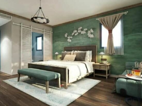 Premier King Pool Access Room