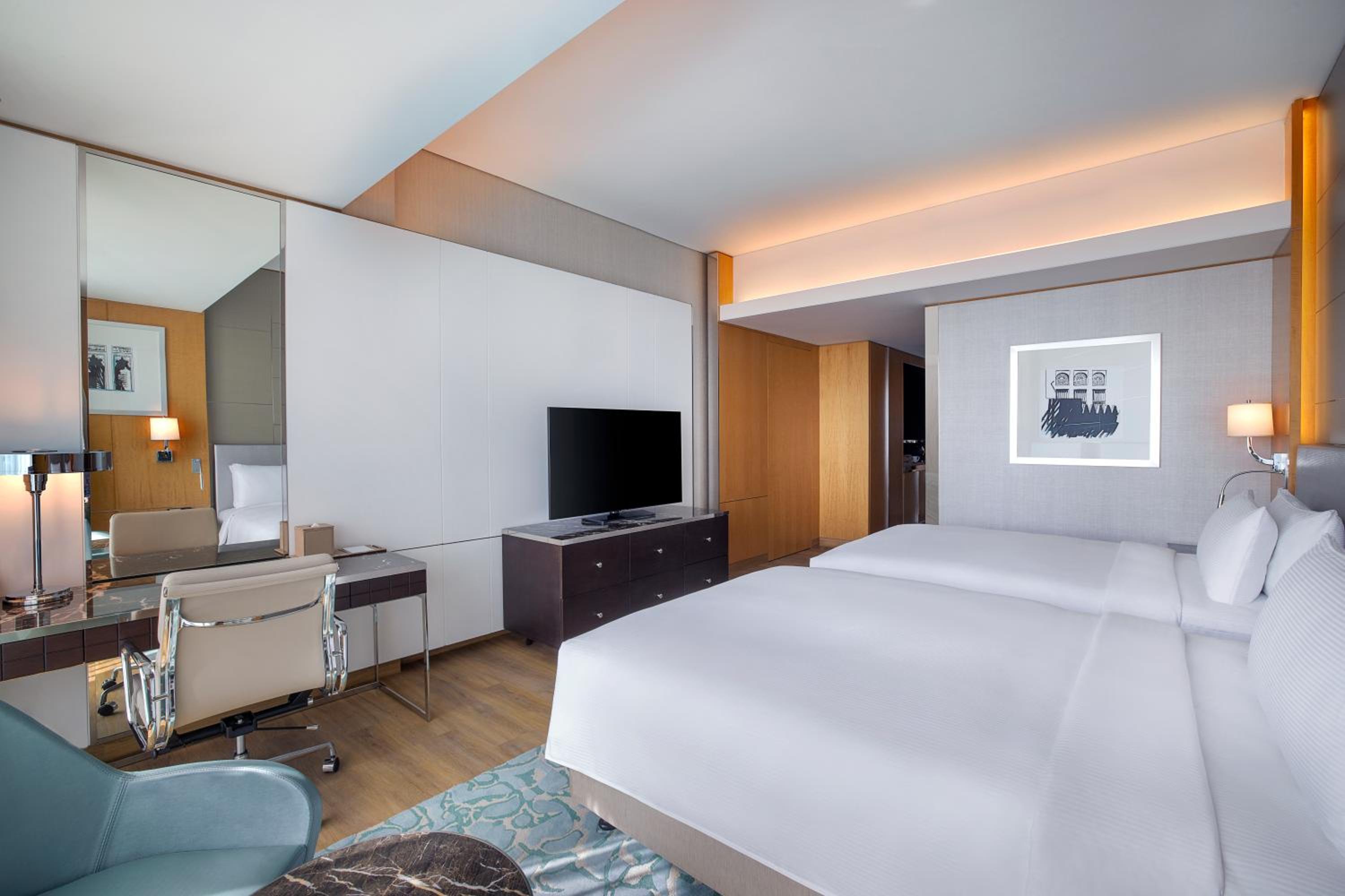 Double Room with Two Double Beds and Balcony