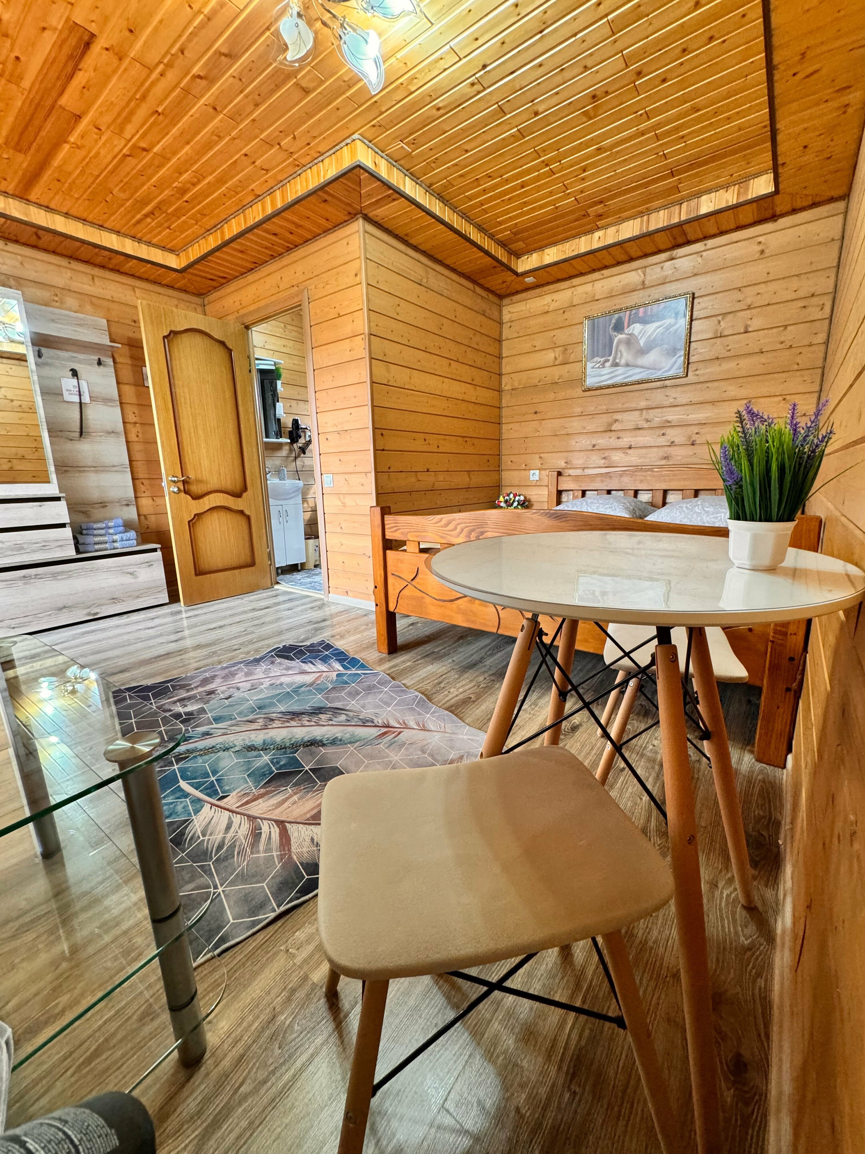 Двухместный номер с 1 кроватью и видом на горы