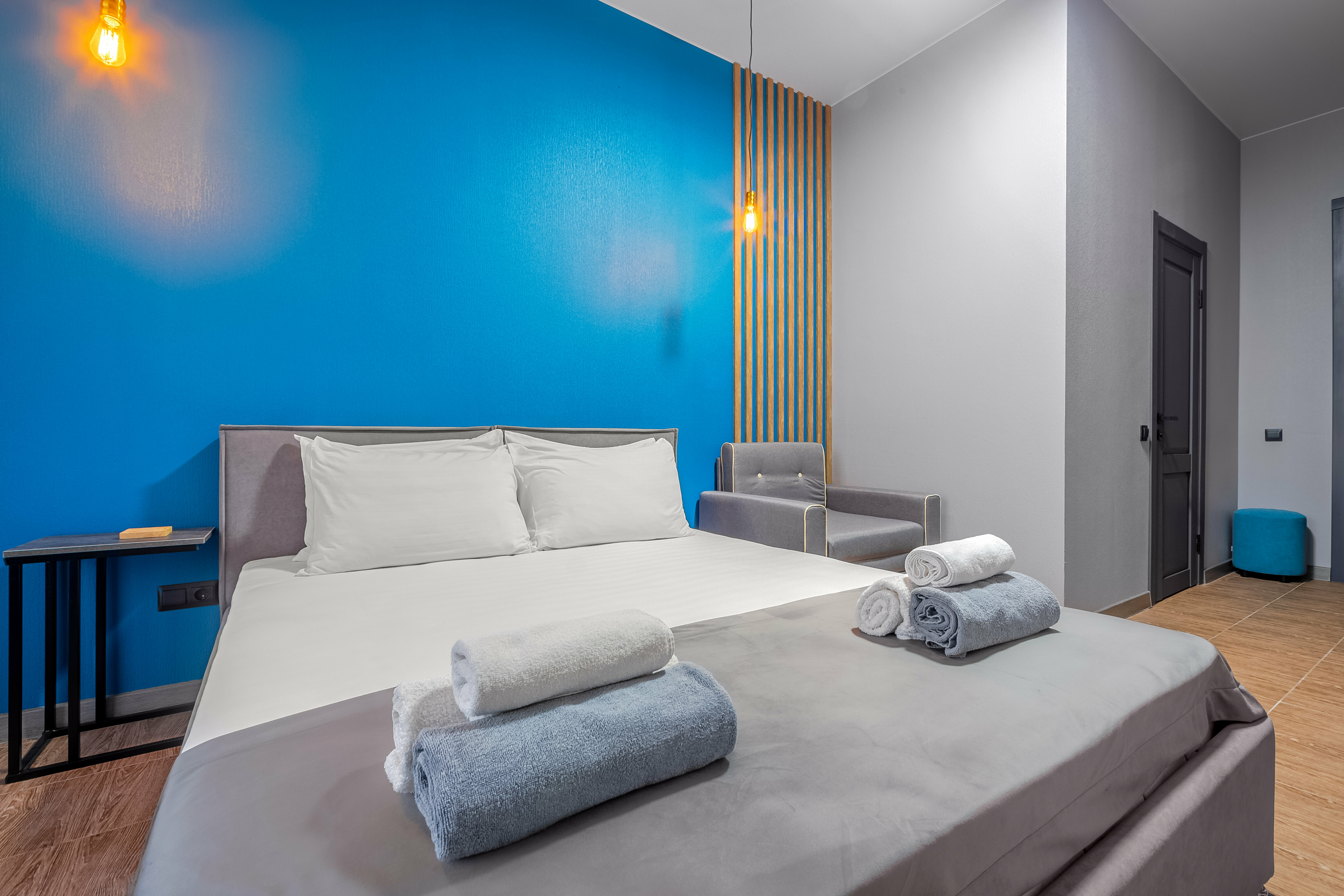 Двухместный номер с 1 кроватью и балконом