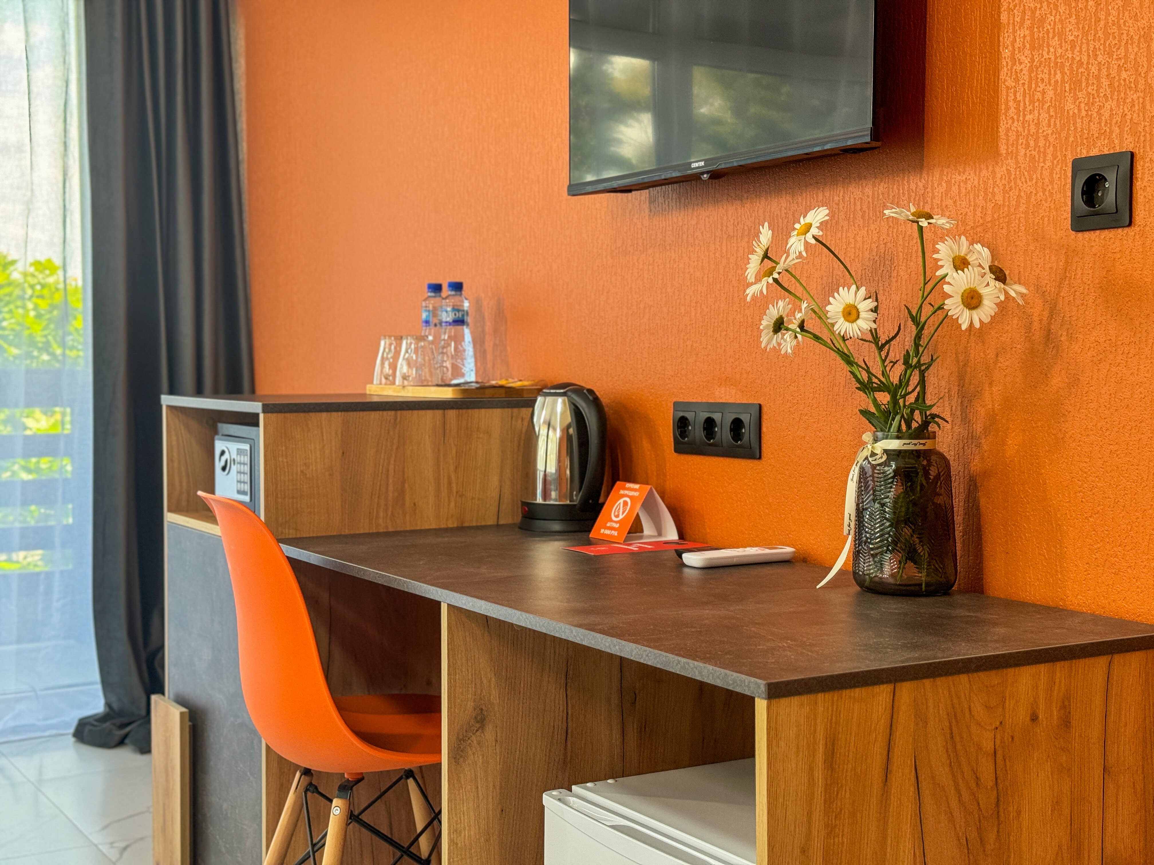 Двухместный номер с 1 кроватью и балконом