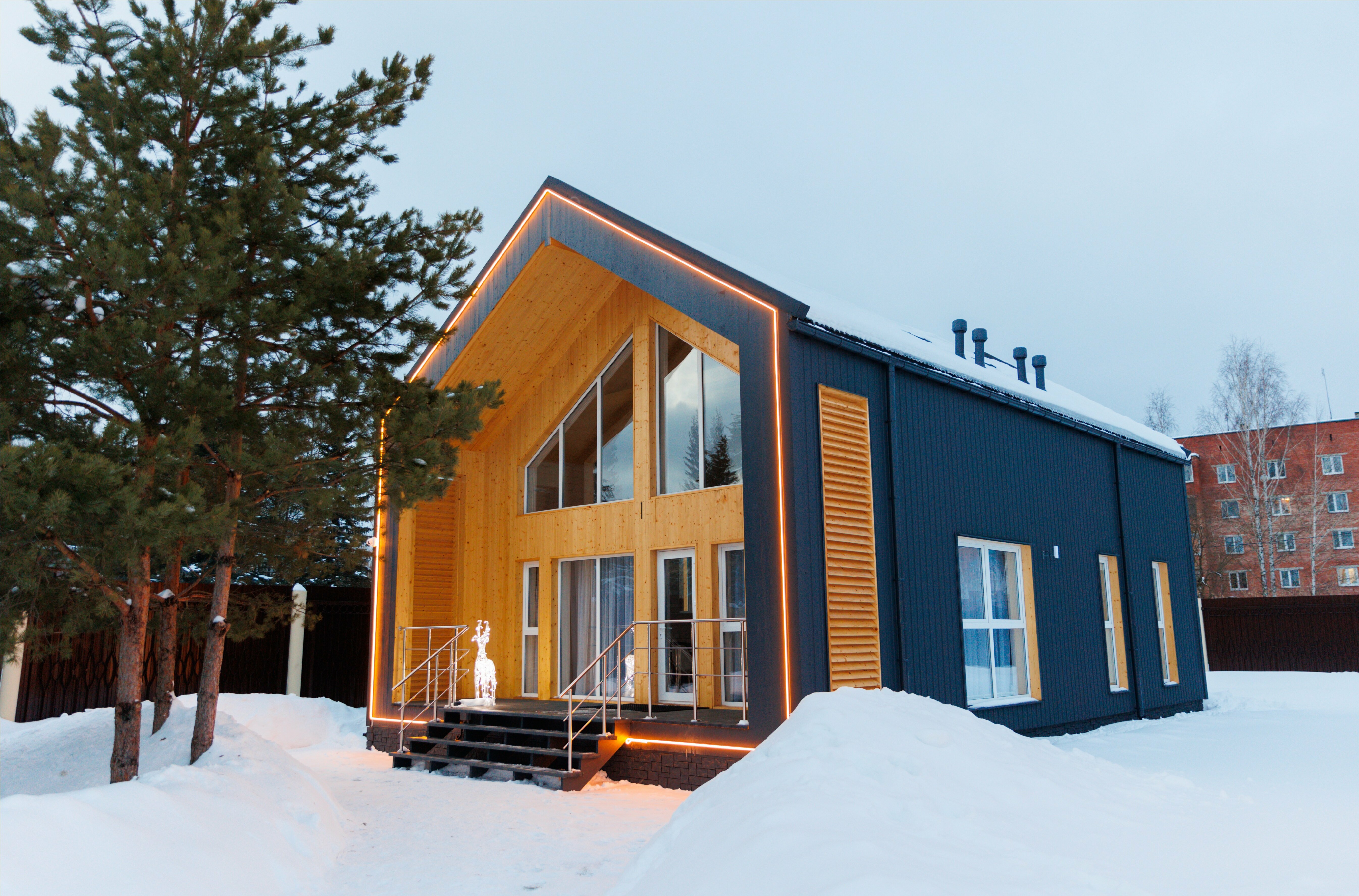 Шале с 3 спальнями