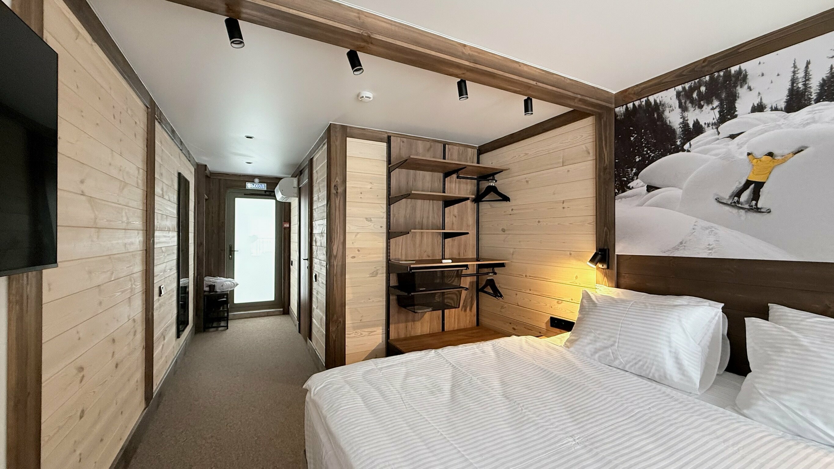 Двухместный номер с 1 кроватью и балконом