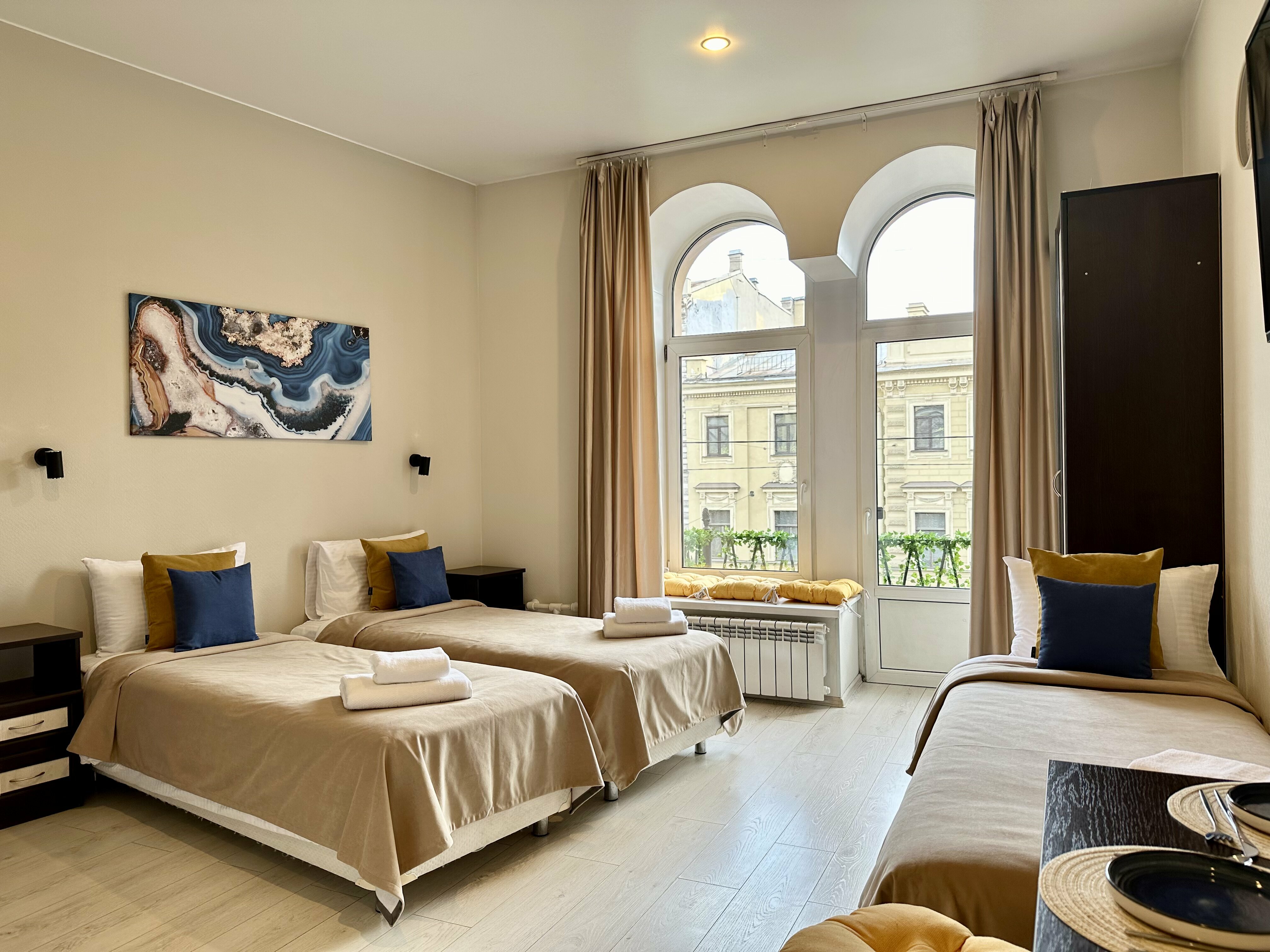 Студия для 4 гостей в самом сердце Санкт-Петербурга