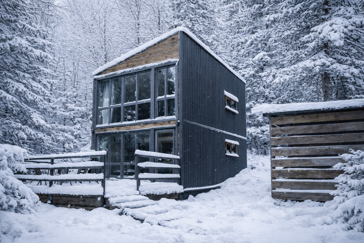 Дом с видом на лес