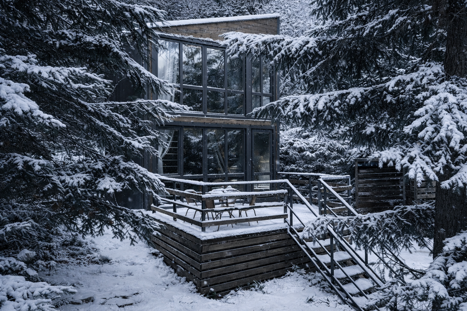 Дом с видом на горы