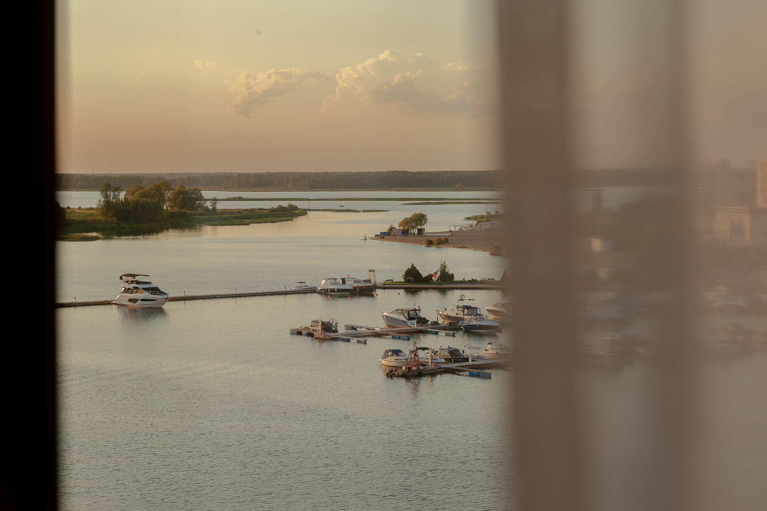 Стандартный номер с одной кроватью и видом на бухту