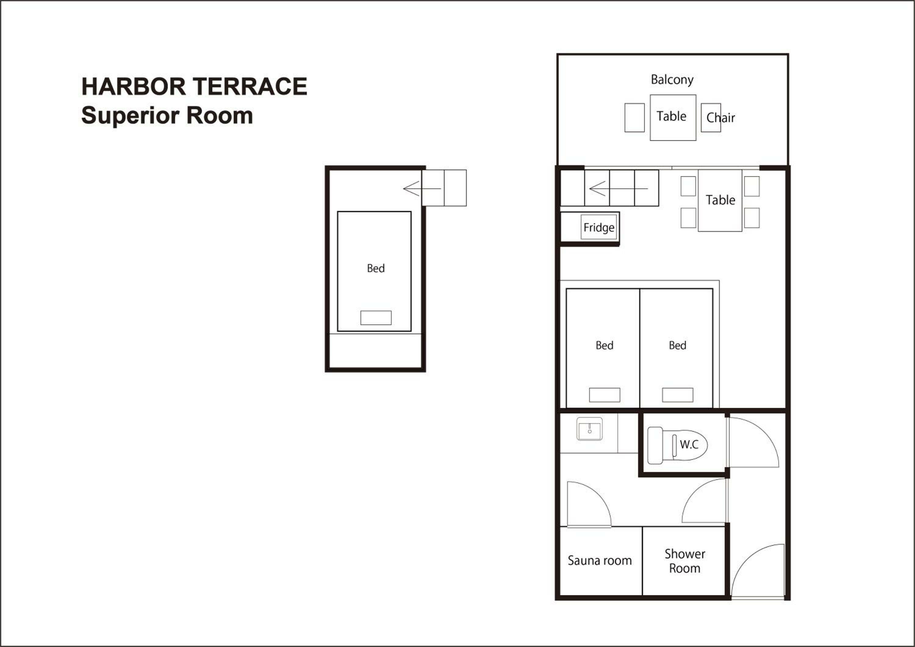 Triple Room with Terrace