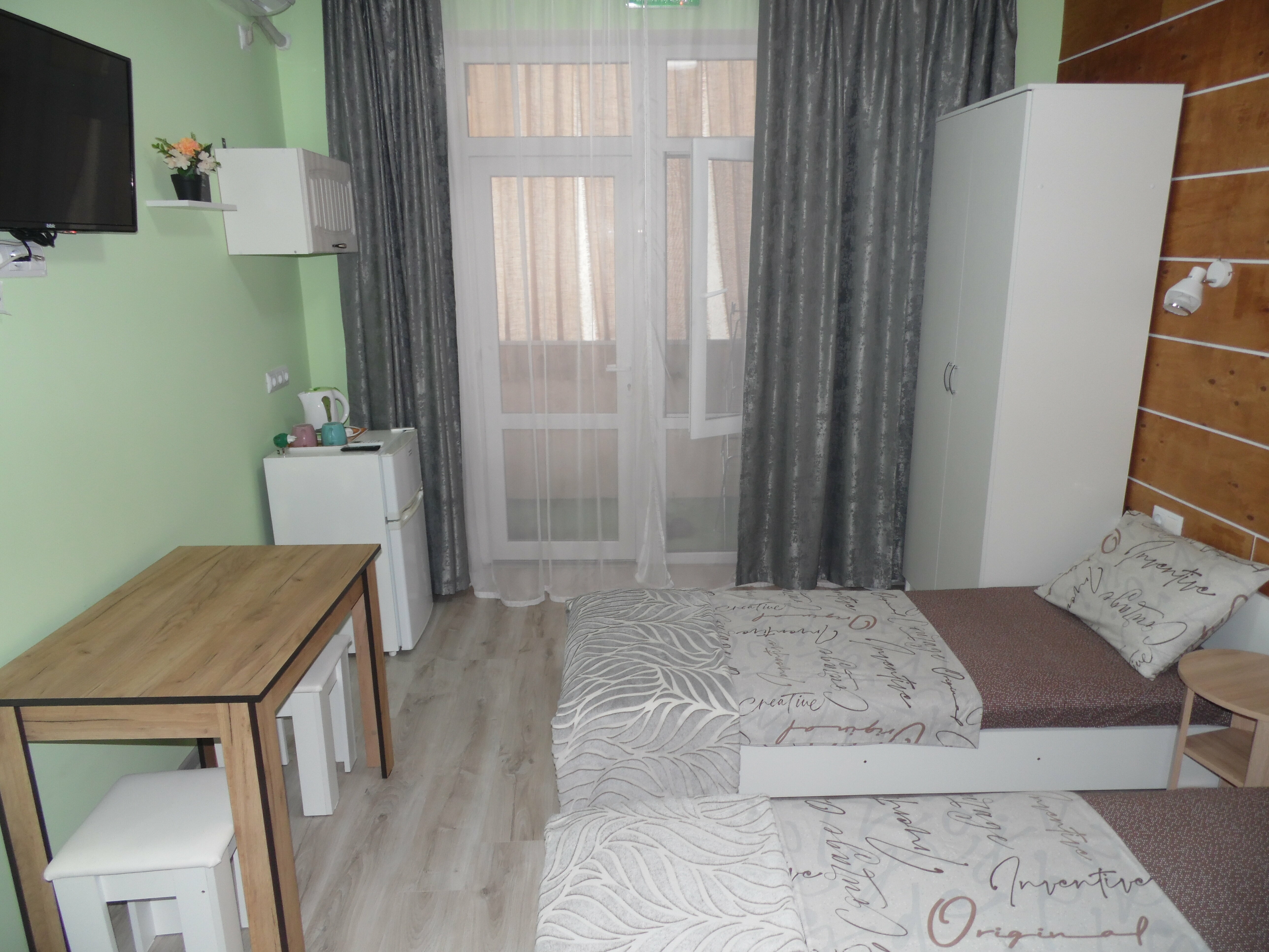 Двухместный номер с 2 отдельными кроватями и балконом