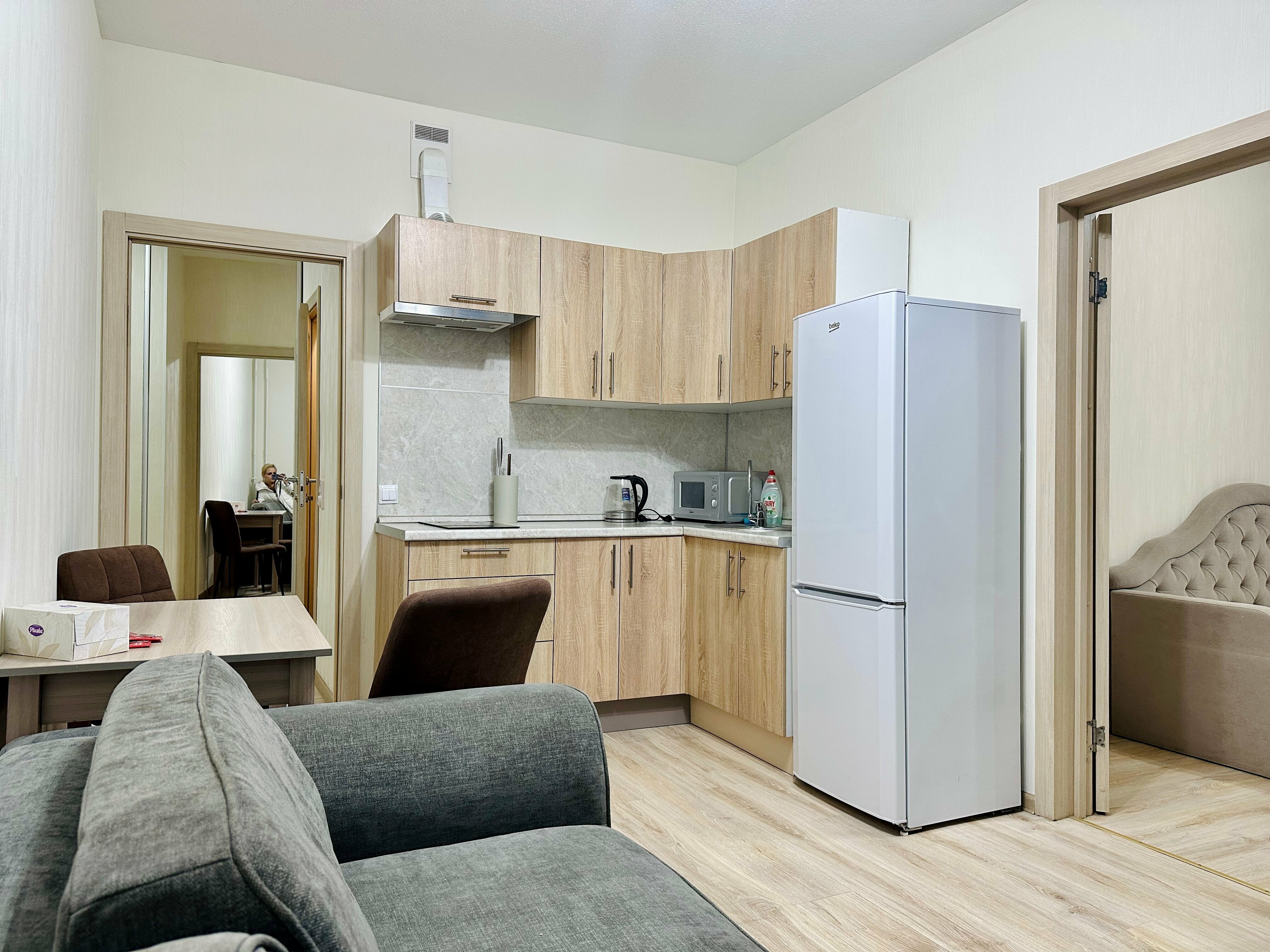 Cемейный номер с собственной ванной комнатой