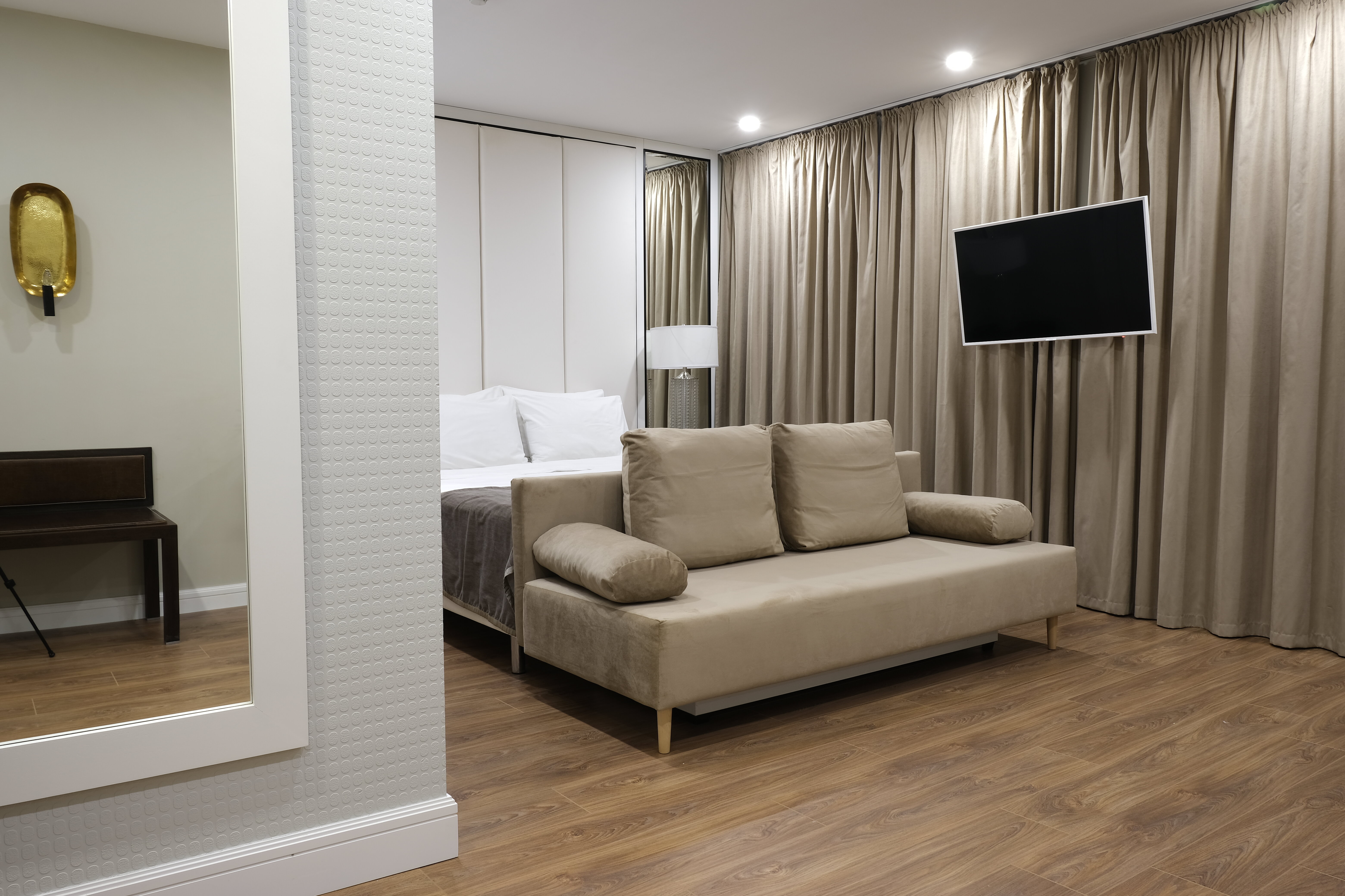 Двухместный номер Делюкс с 1 кроватью и балконом