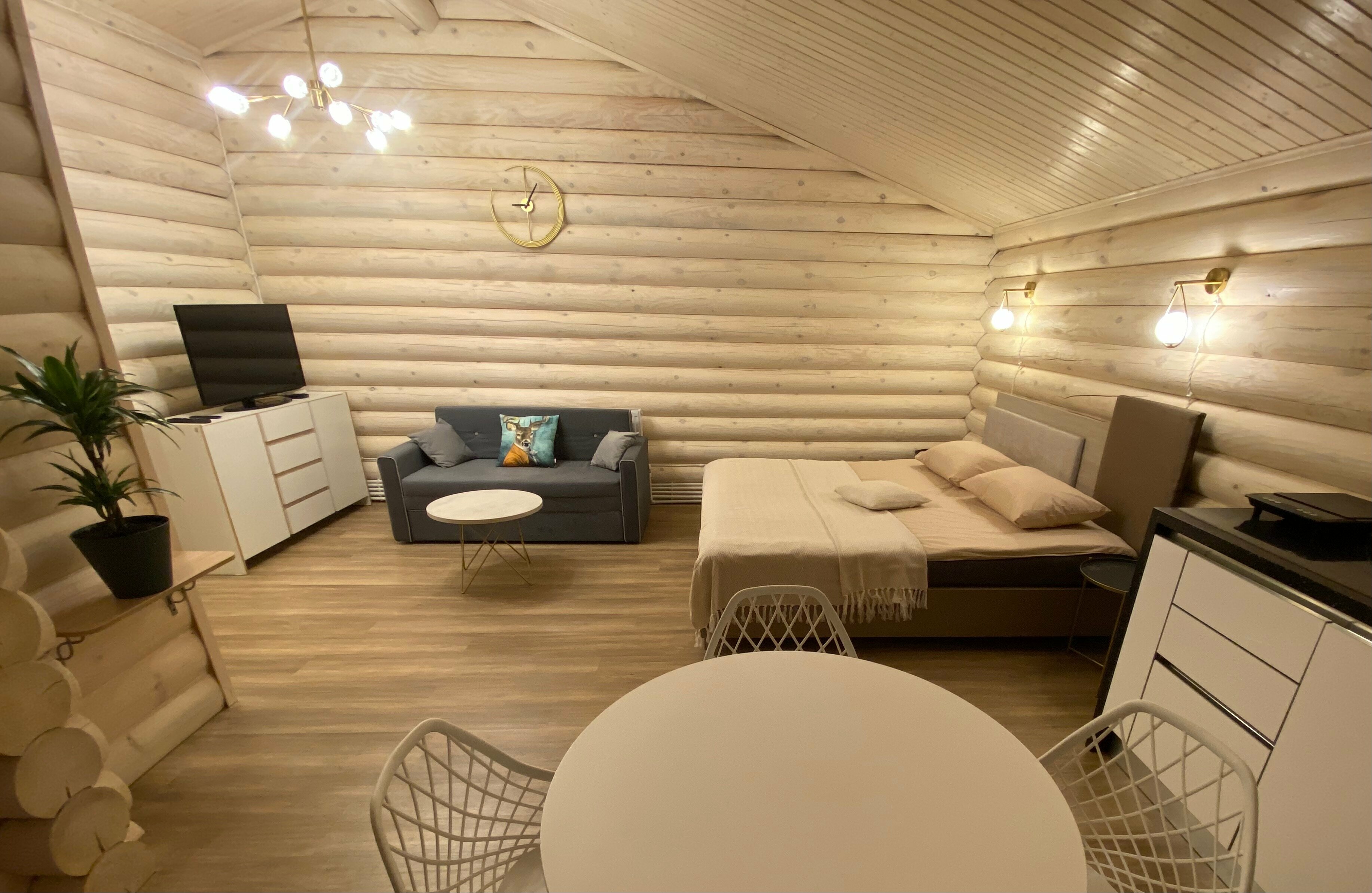 Четырехместный номер с видом на сад