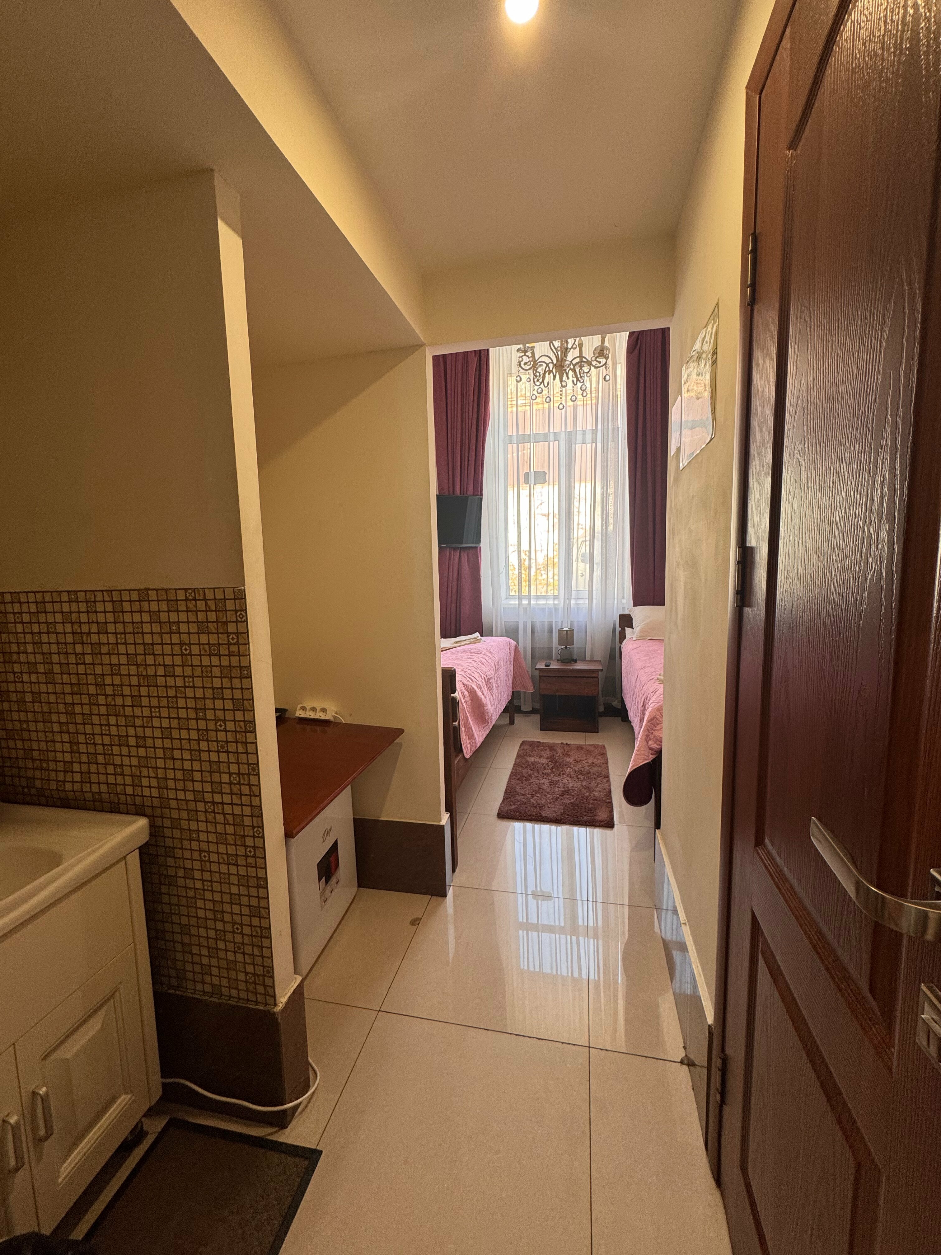 Эконом-мини с 2-мя раздельными кроватями (мини с/у)