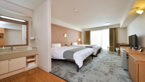 Comfort Twin Room, Non Smoking (2nd, 3rd & 4th Floor Only - Main Building) в Vessel Hotel Campana Okinawa