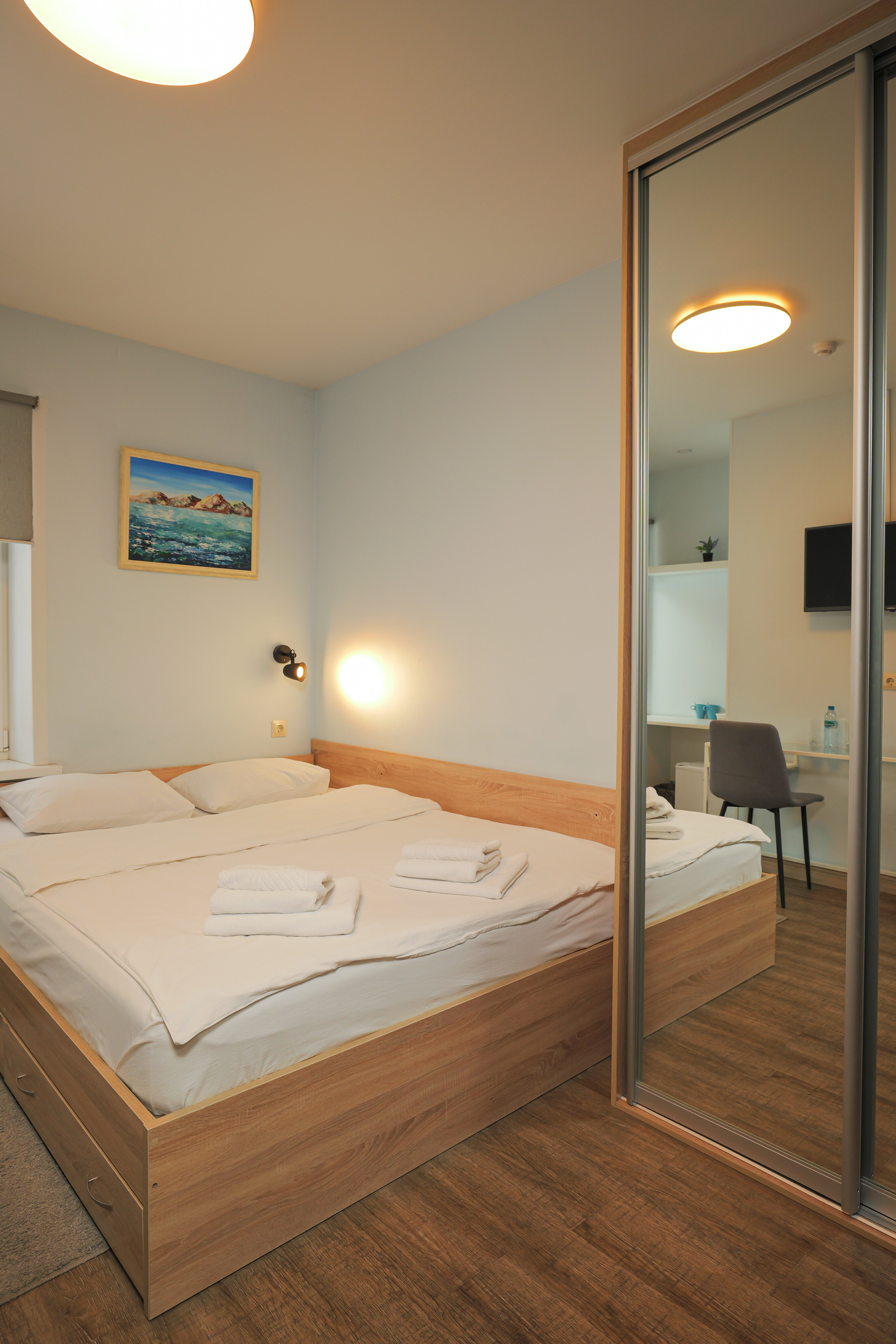 Номер с кроватью размера «queen-size»