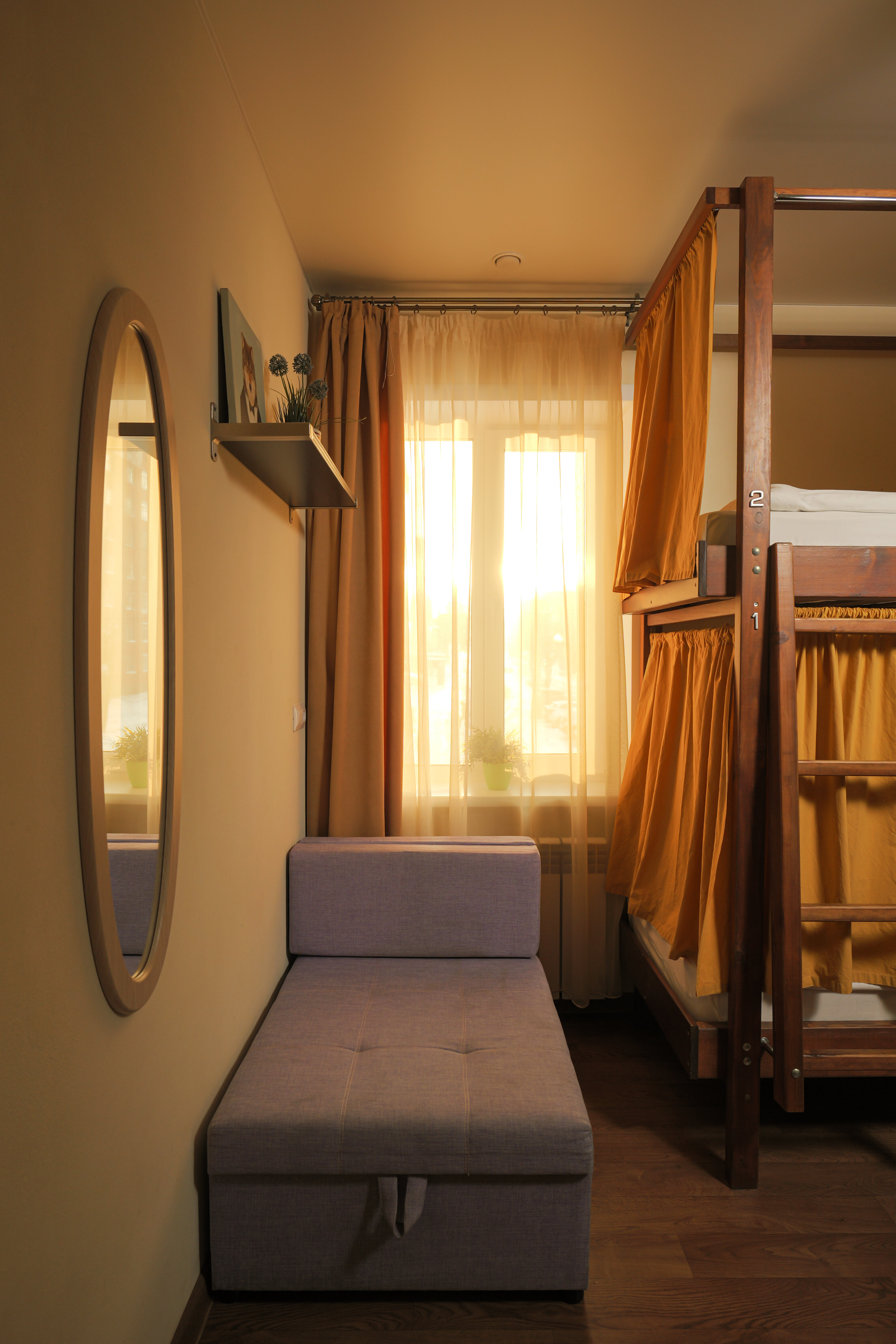 Общий 4-местный номер для мужчин и женщин