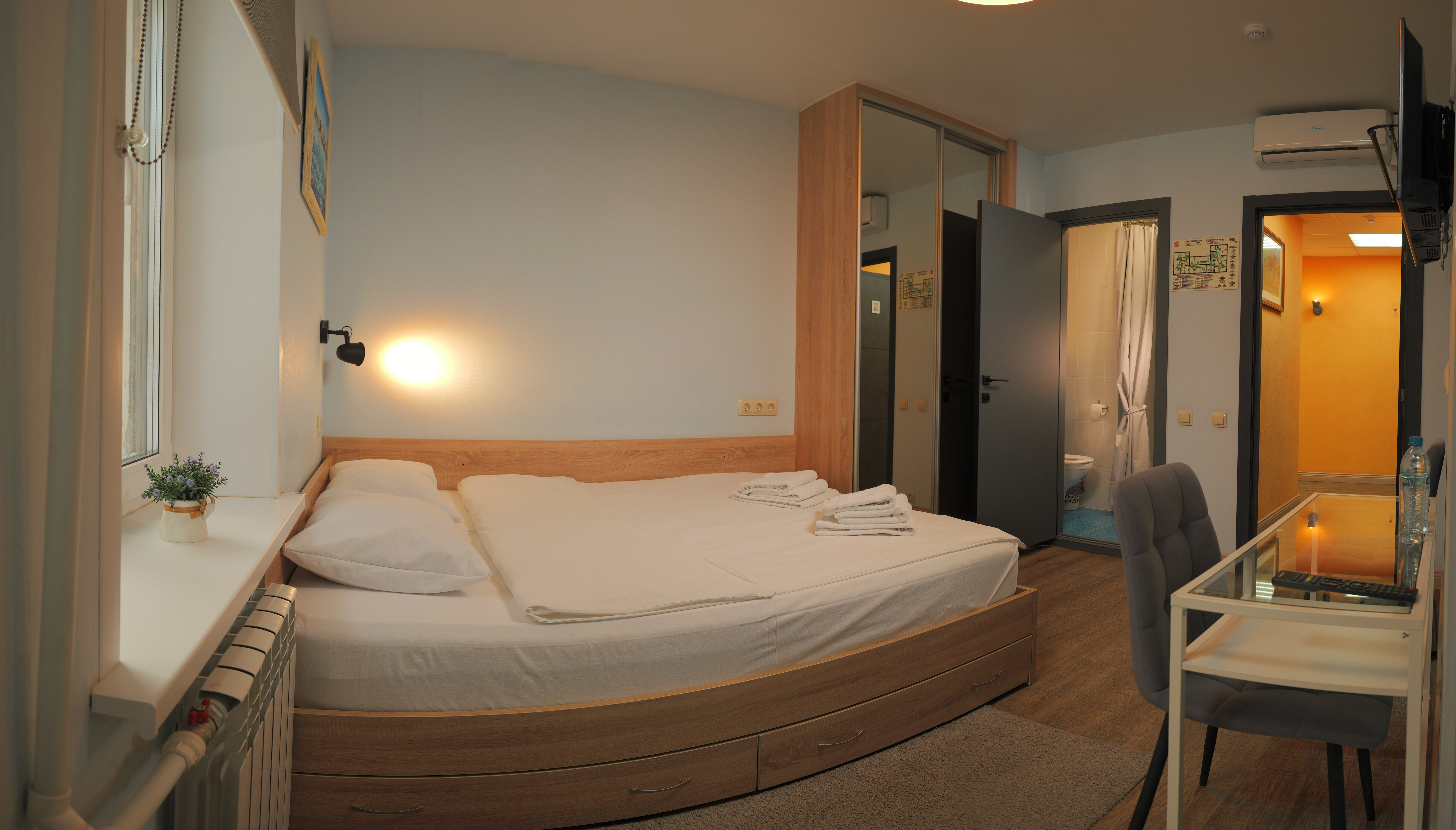 Номер с кроватью размера «queen-size»