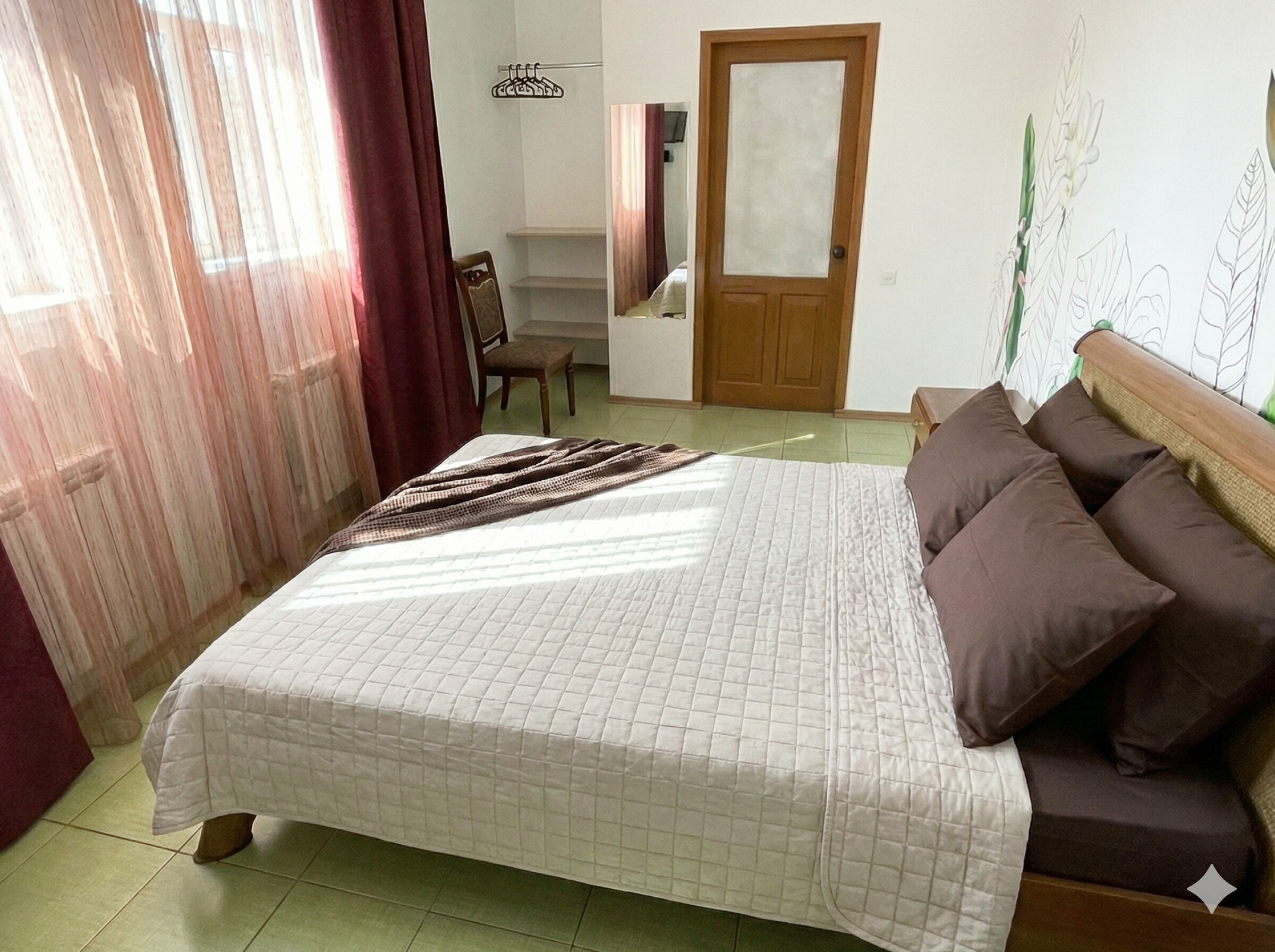 Двухместная комната с 1 кроватью