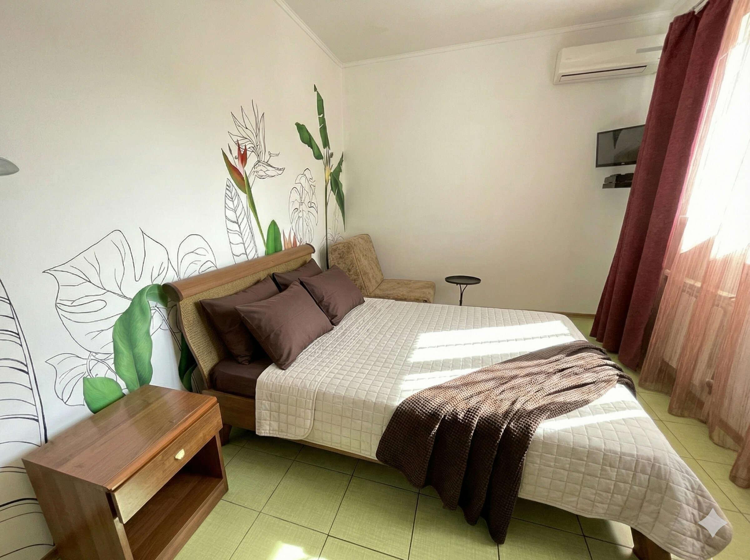 Двухместная комната с 1 кроватью