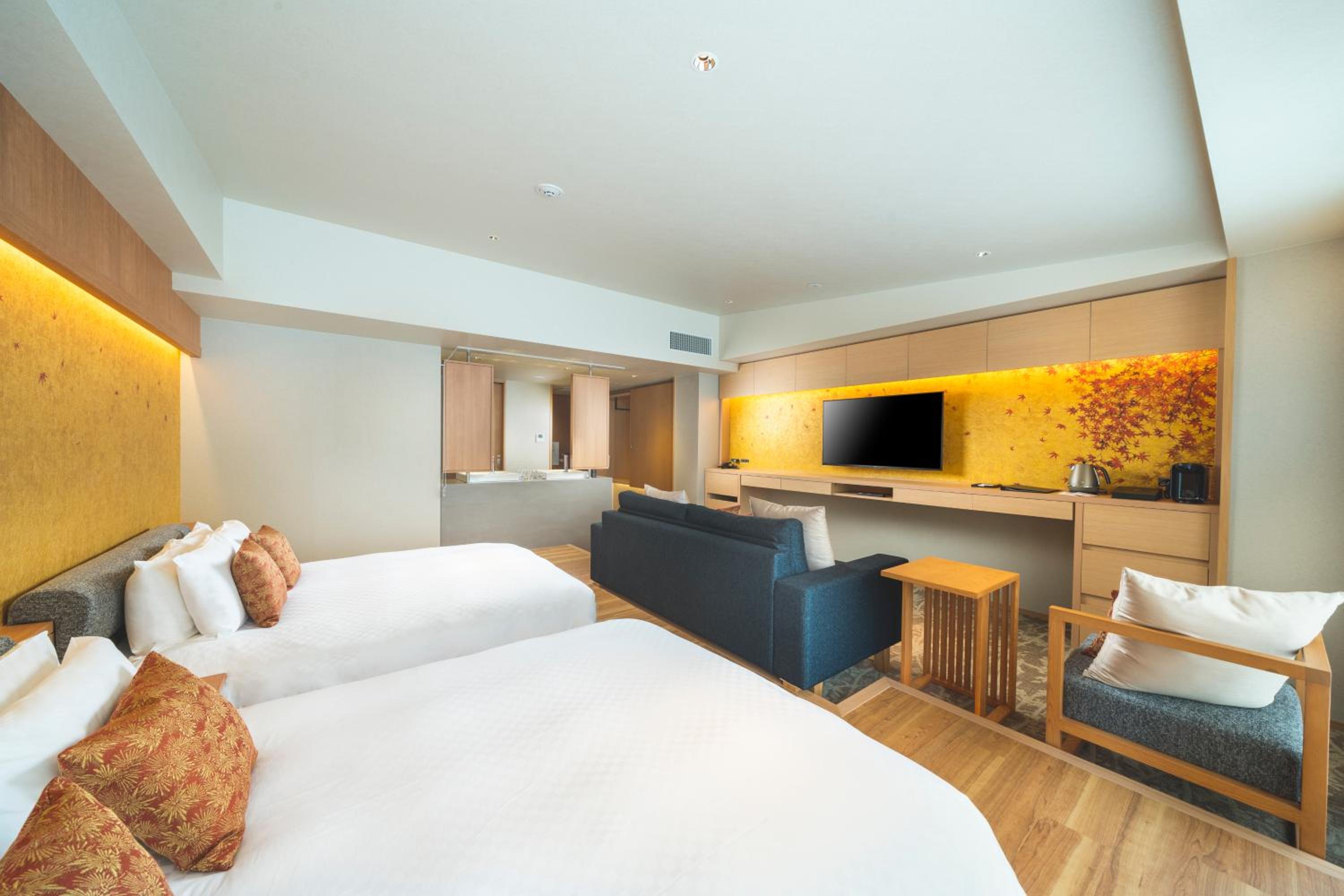 Executive Room with Two Double Beds and Sofa Bed - Non-Smoking